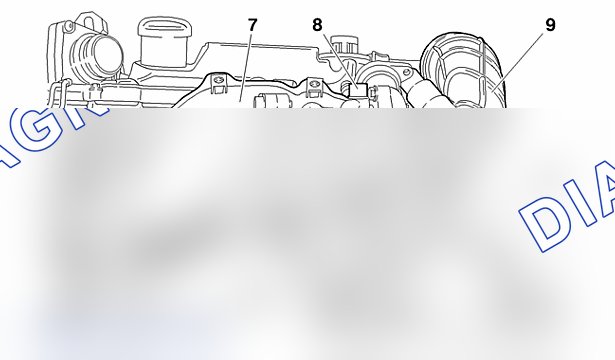 Снятие - установка: турбокомпрессор — b1bp2p5d. Citroen C2 I
