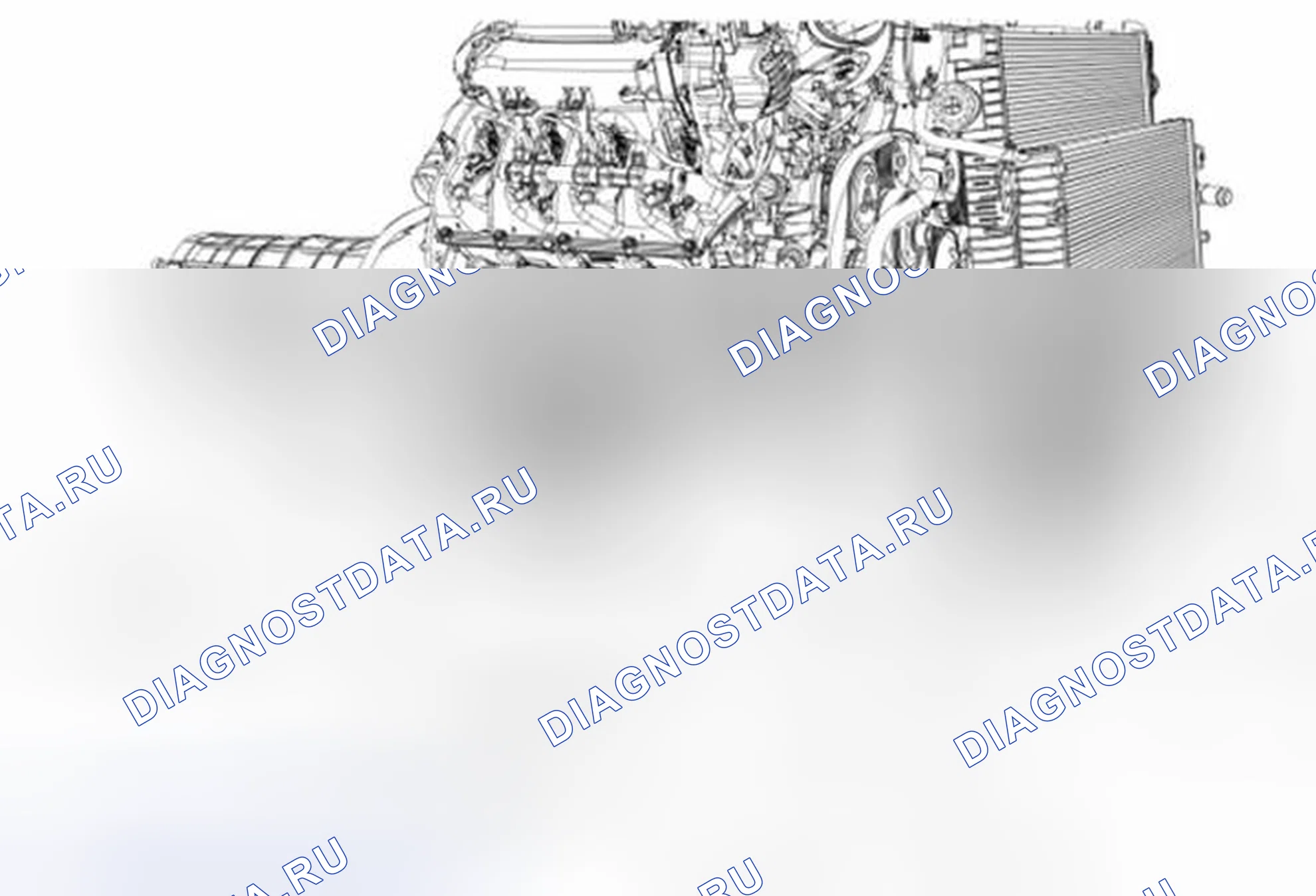 Рис. 87: Трубы охладителя трансмиссионной жидкости-torqshift ® 6, 6.7L. Ford Pickup F250 Super Duty II