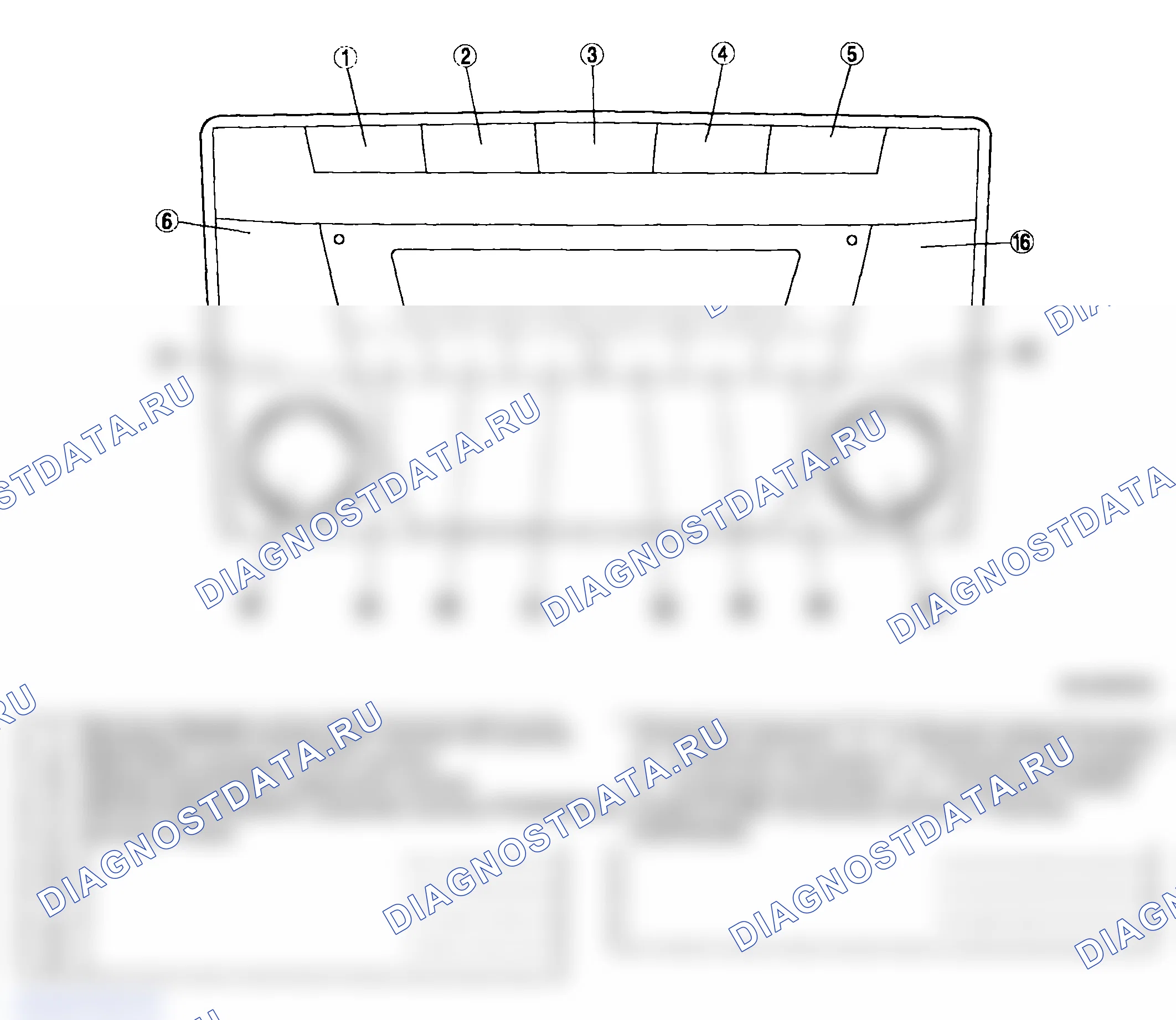Рис. 6: Расположение переключателя. Mazda MPV III