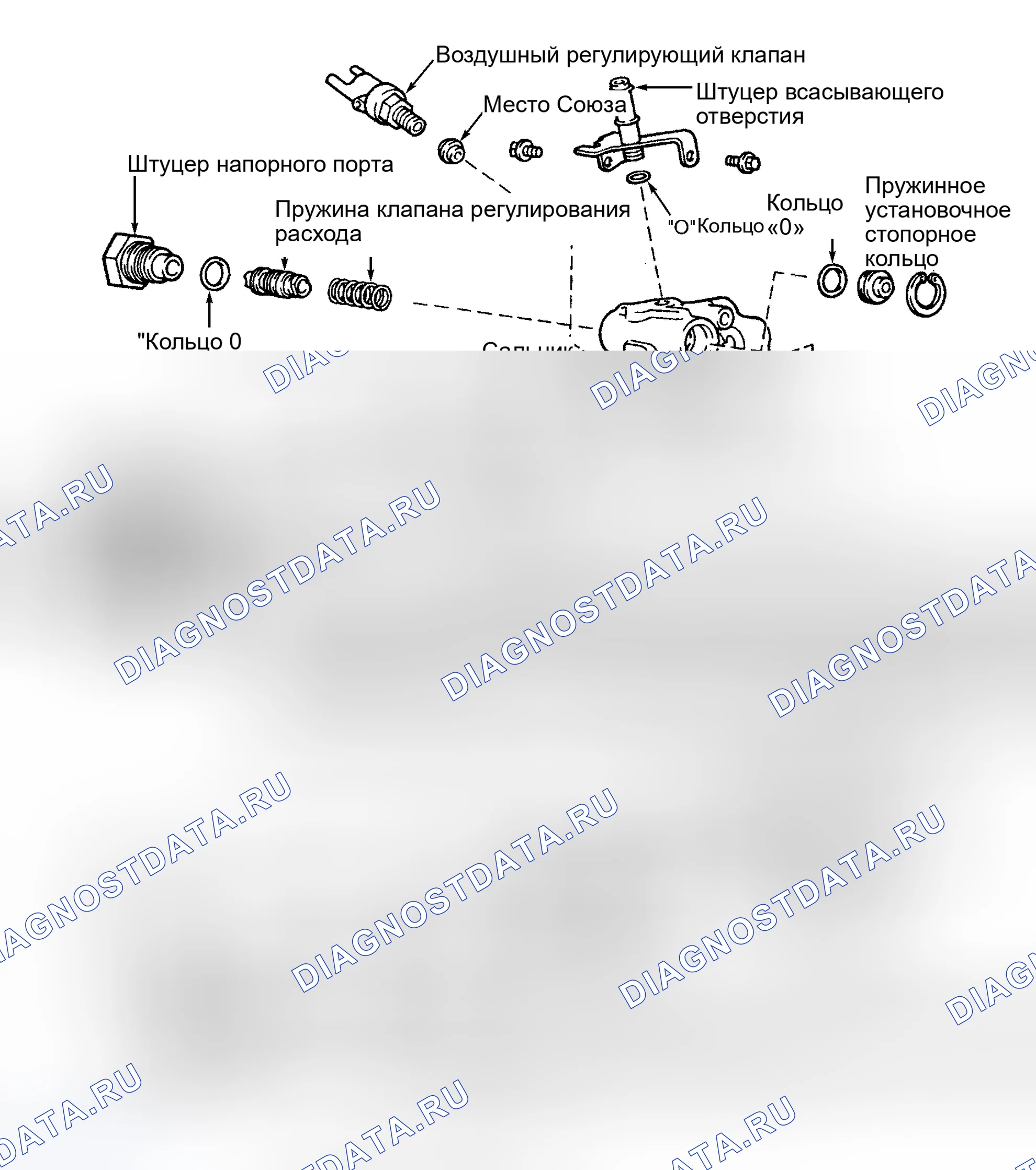 Рис. 4: Разборка (GS400, LS400 и SC400). Haval H9 I
