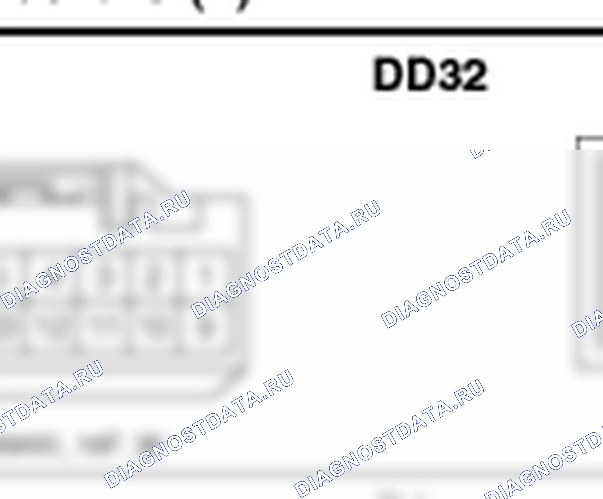 Распиновка разъёма DD32 — harness connectors. Hyundai Genesis BH