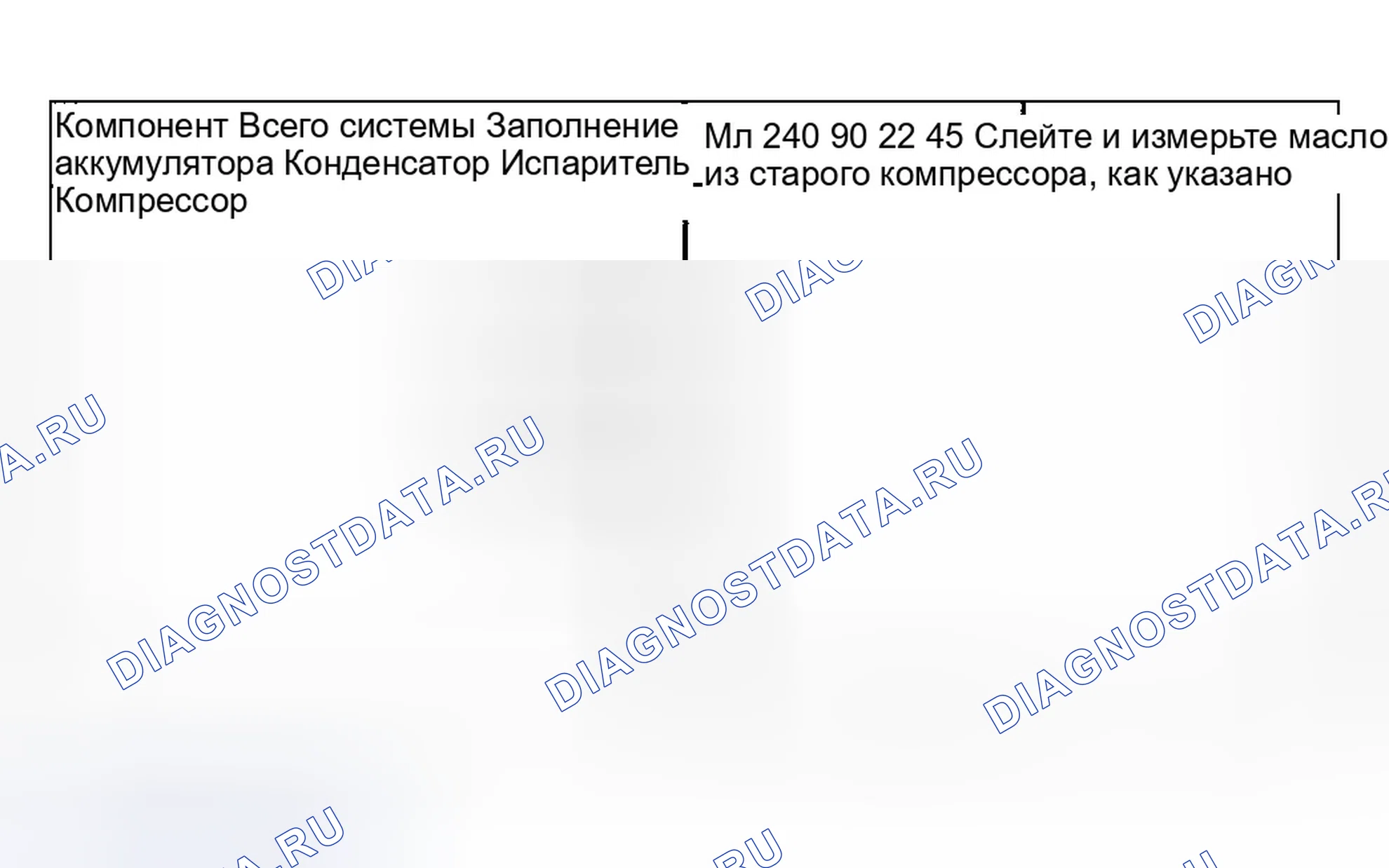 Рис. 49: СТАНДАРТНАЯ ПРОЦЕДУРА - УРОВЕНЬ МАСЛА ХЛАДАГЕНТА. Jeep Liberty I
