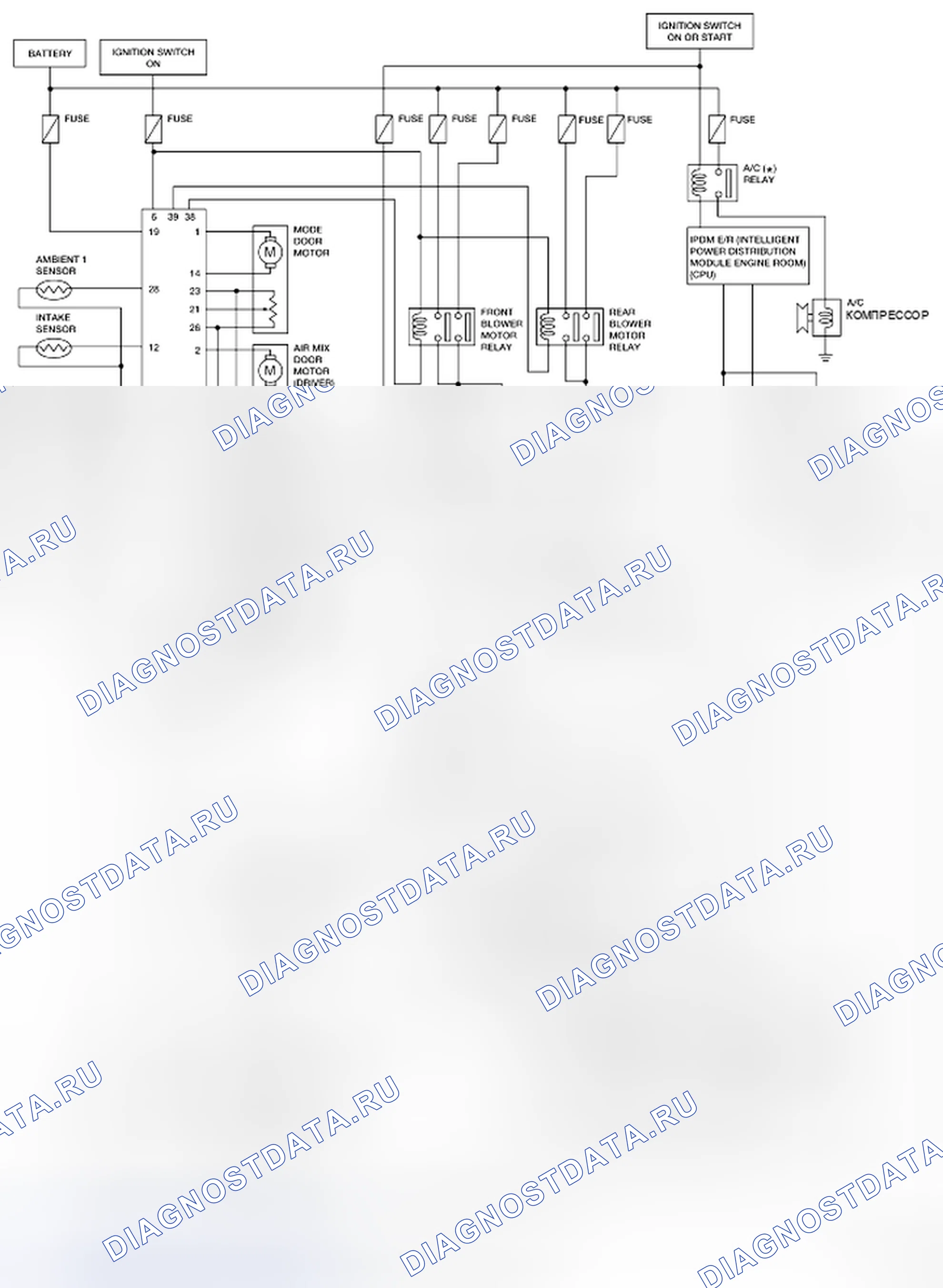 Рис. 21: Схема идентификации. Nissan Pathfinder III