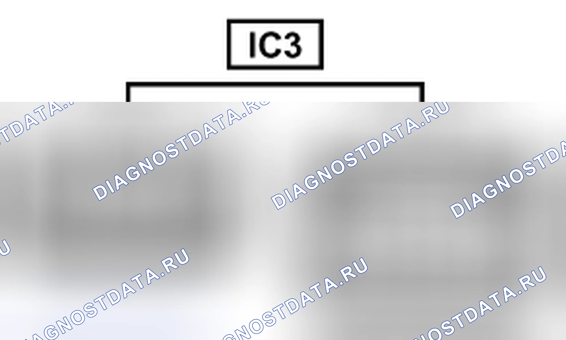 Рис. 663: Вид с торца линейного соединителя (IC3). Lexus SC II рестайлинг