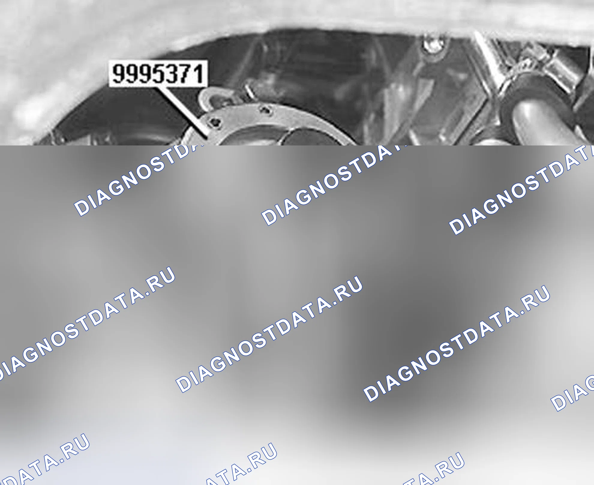 Рис. 161: Удаление установочной гайки. Volvo S40 II