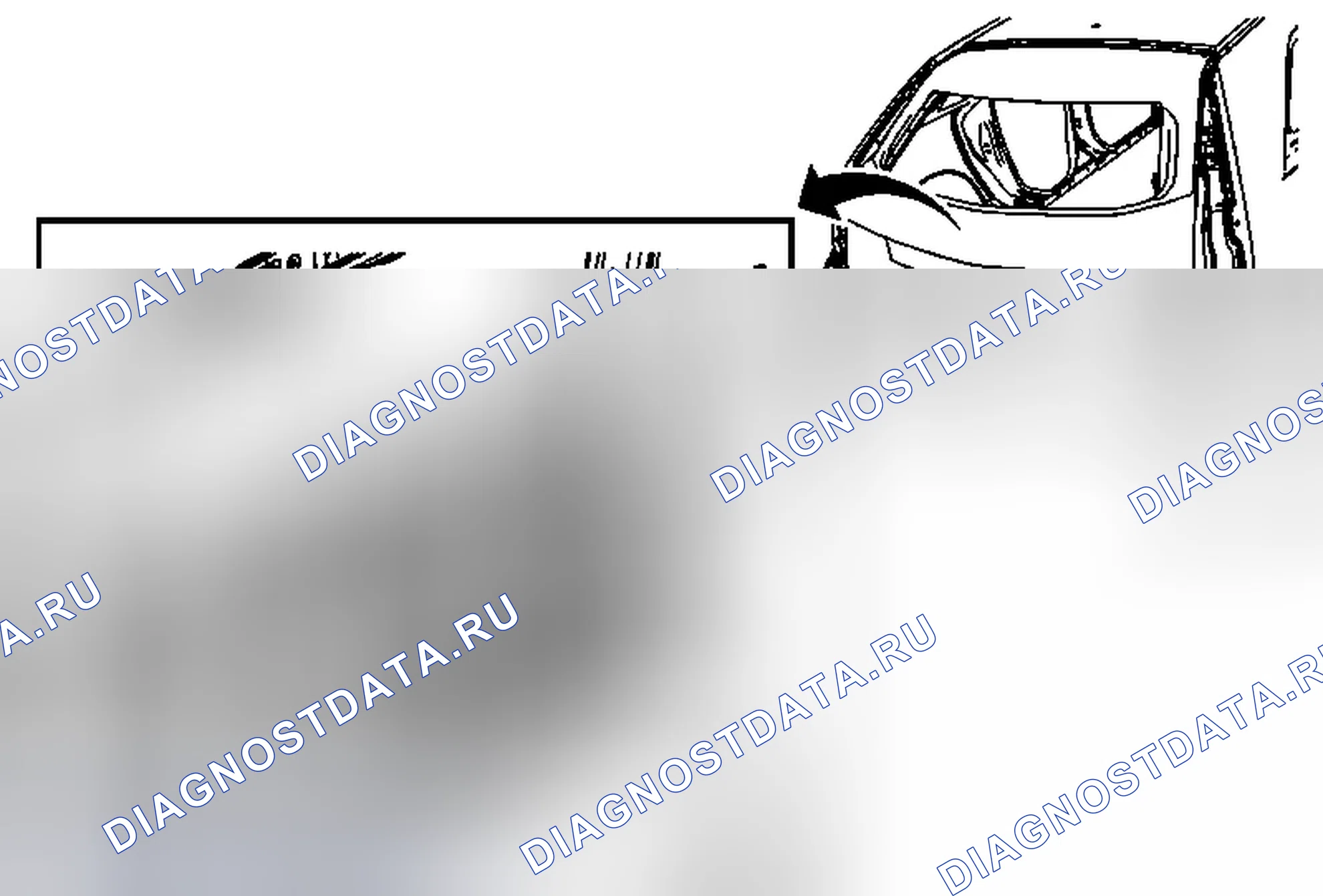 Рис. 29: Замена катушки радиоантенны (вагон). Cadillac CTS II