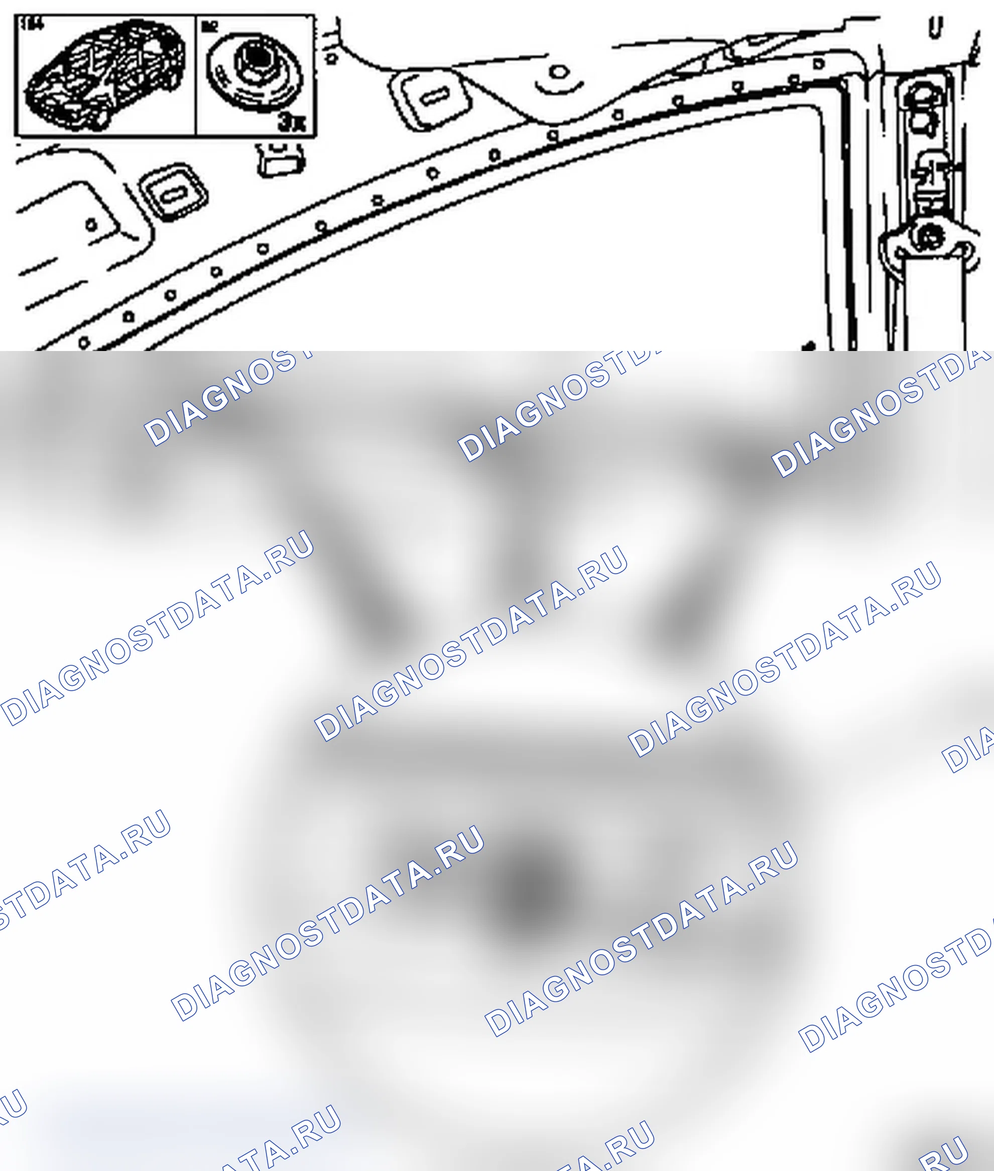 Демонтаж и установка бокового окна (модель F07). Opel Astra G