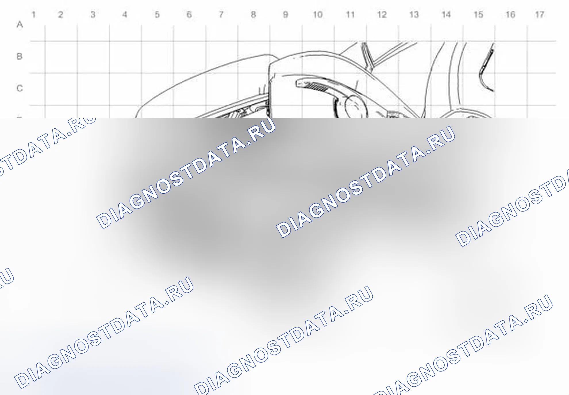 Рис. 15: Прокладка кабелей сиденья водителя. Chevrolet Cruze I рестайлинг