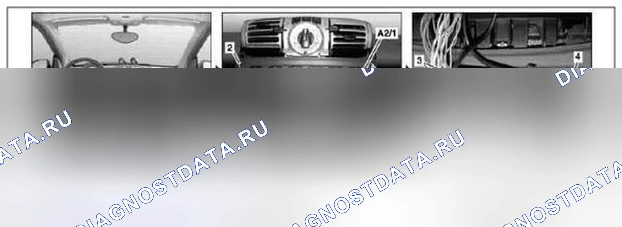 Рис. 45: Демонтаж / монтаж радиомодуля - AR82,60-P-7502MCU. Kia Soul I