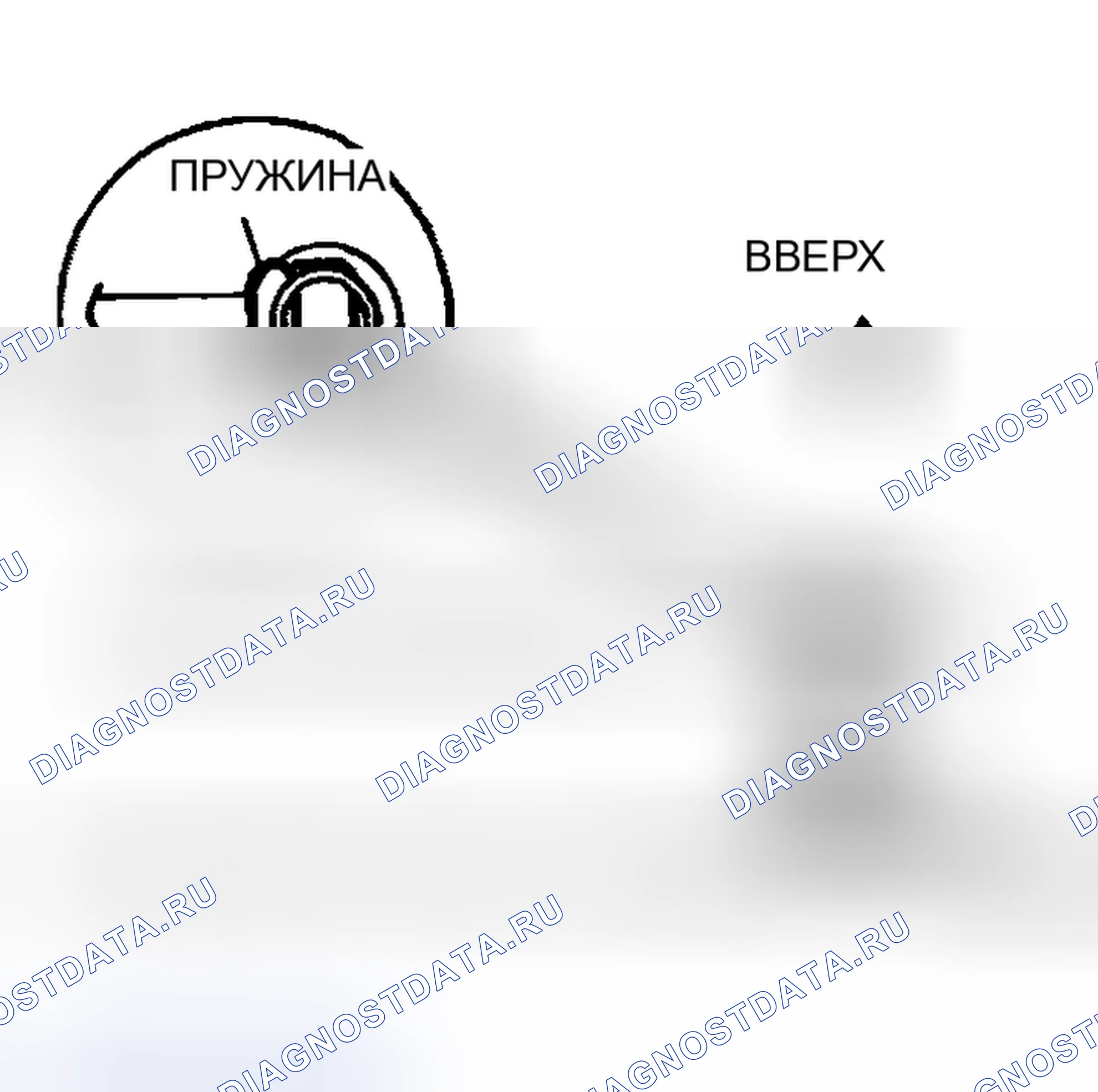 Рис. 517: ПРИМЕЧАНИЕ ПО УСТАНОВКЕ ПРУЖИНЫ. Mazda MPV II рестайлинг