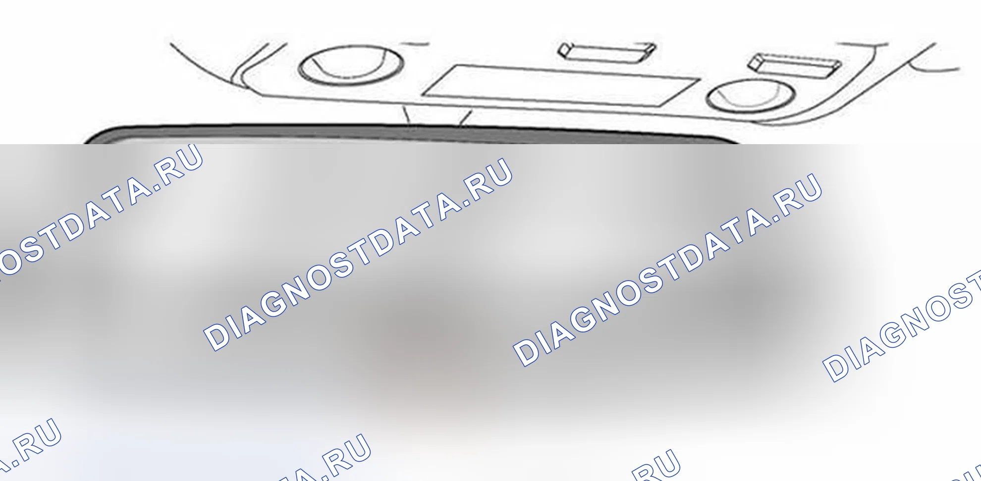 Рис. 101: Светодиодный индикатор DWA. BMW X5 E53