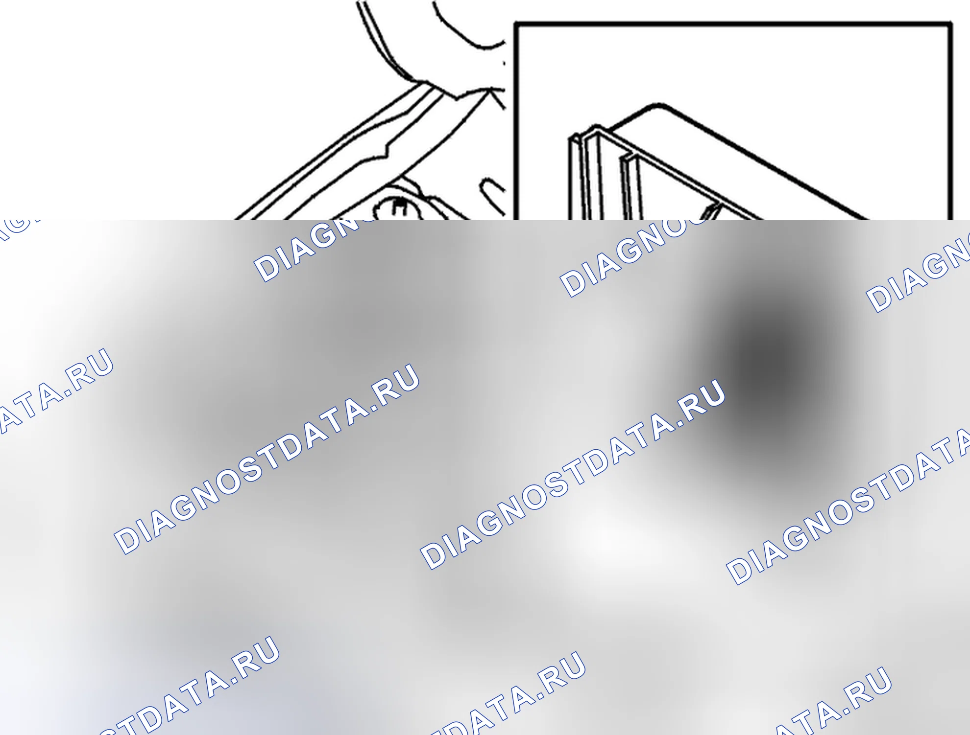 Рис. 477: Подготовка к замене. Volvo S60 I