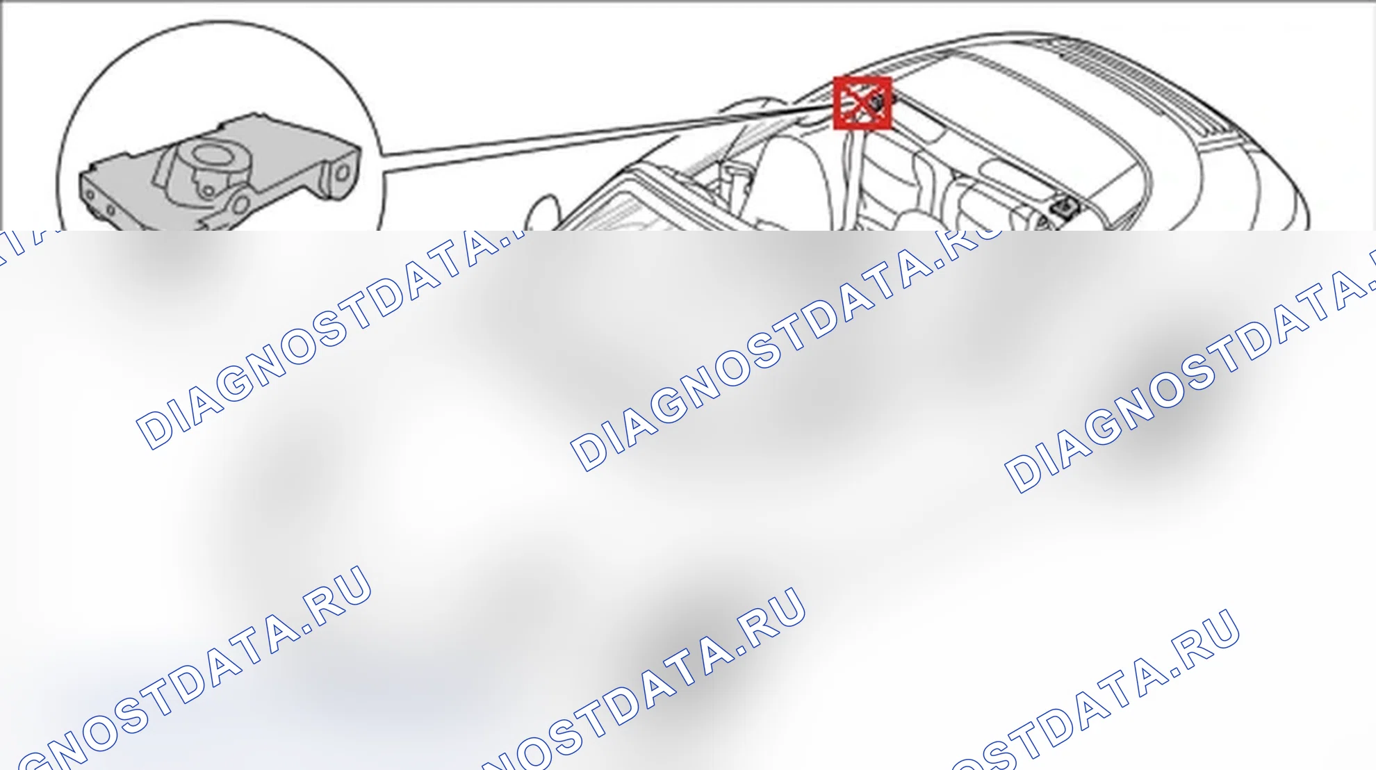 Рис. 153: Съемный кронштейн для крепления на верхней части. Porsche 911 GT3 997
