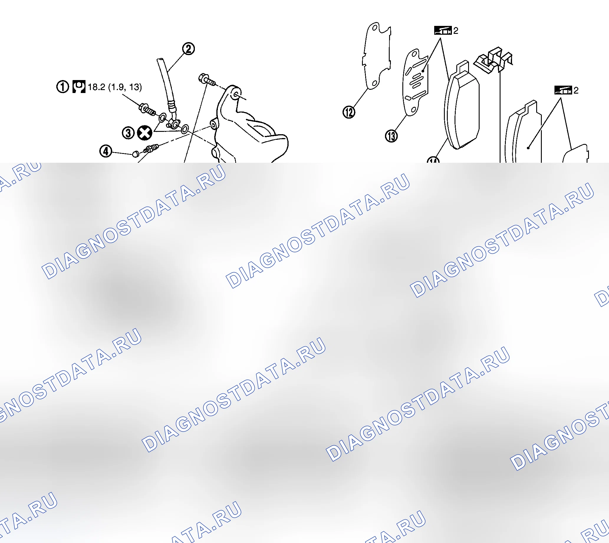 Рис. 105: КРОМЕ СУППОРТОВ BREMBO. Honda Logo I