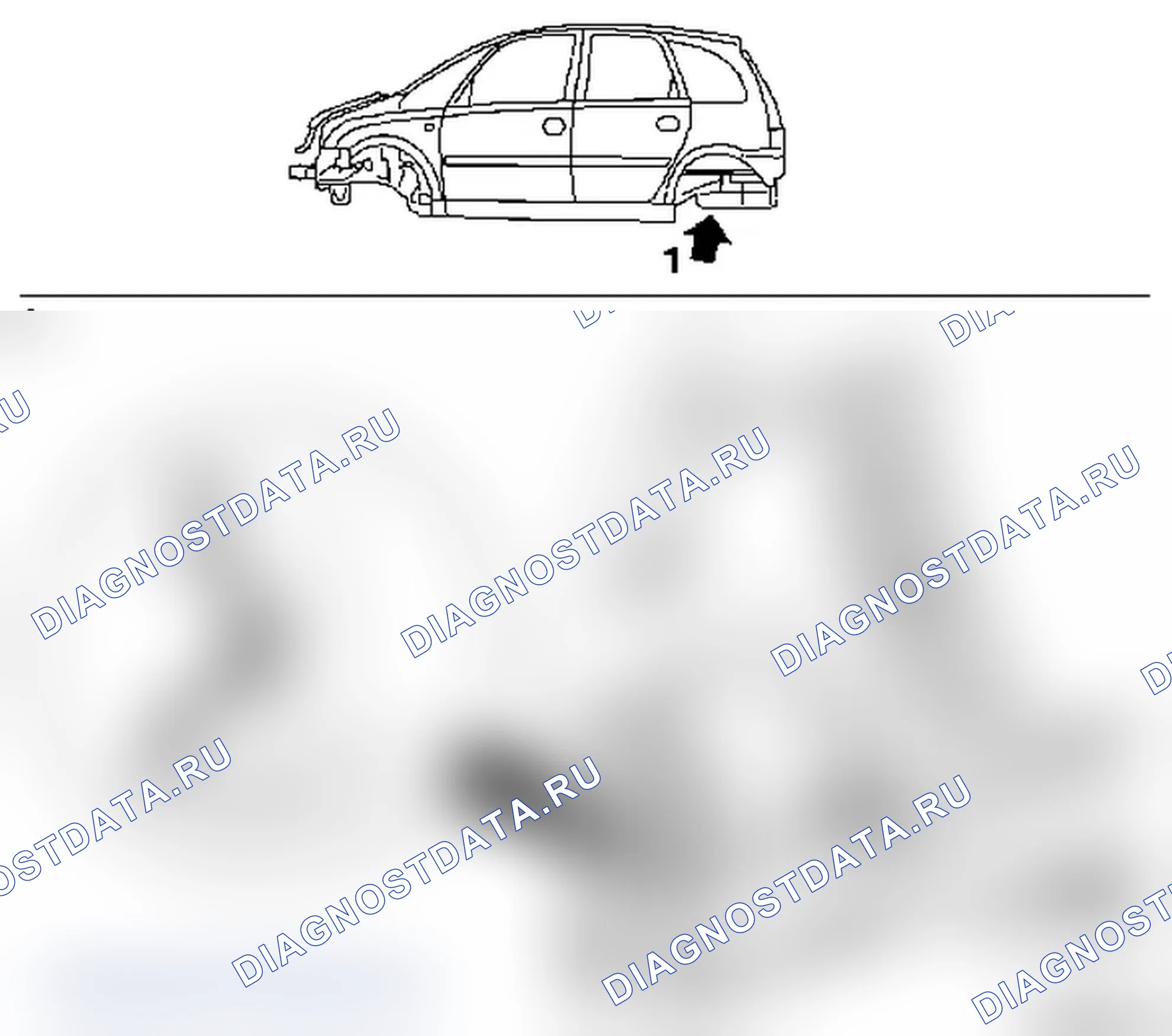 Противокоррозионные мероприятия Уплотнение шва. Opel Meriva A рестайлинг