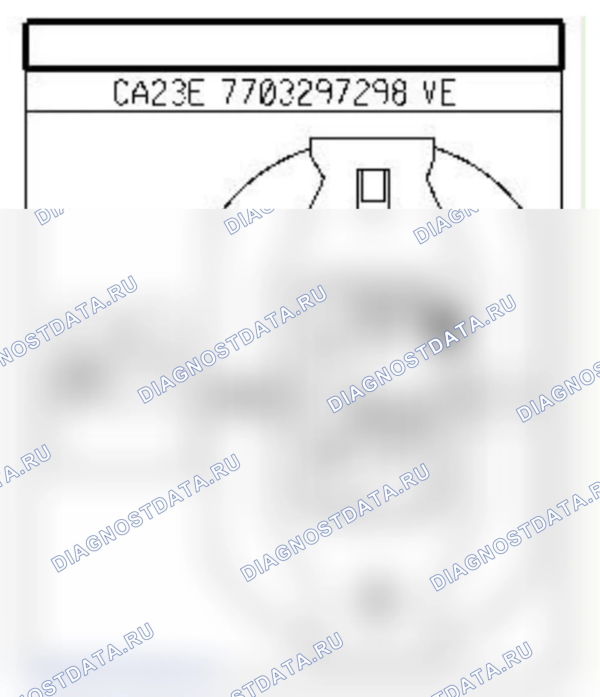 Распиновка разъёма 155 — Выкл. света задн. хода. Renault Master II