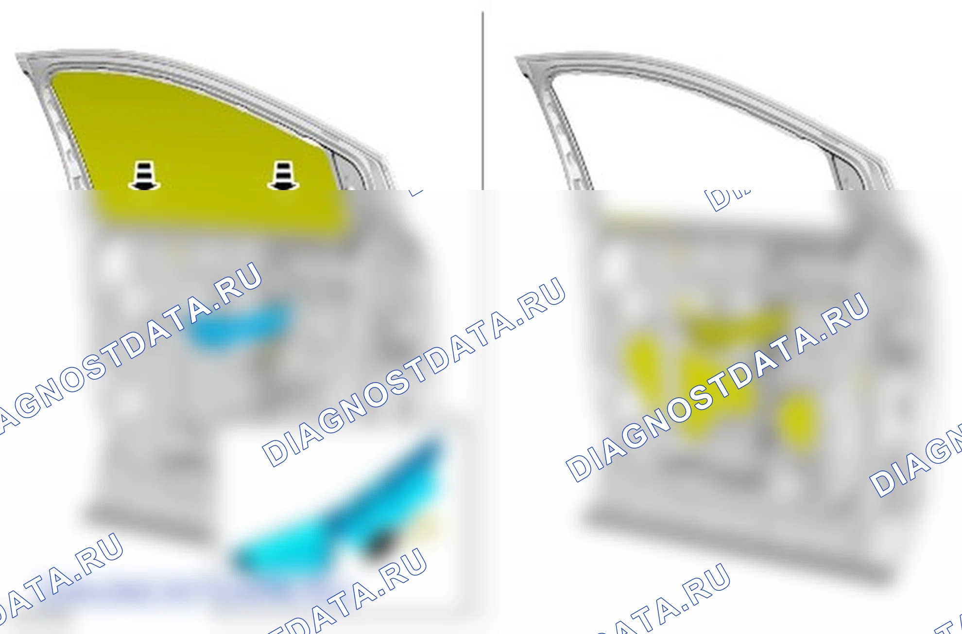 Как снять и установить стекло окна передней двери. Ford Galaxy III