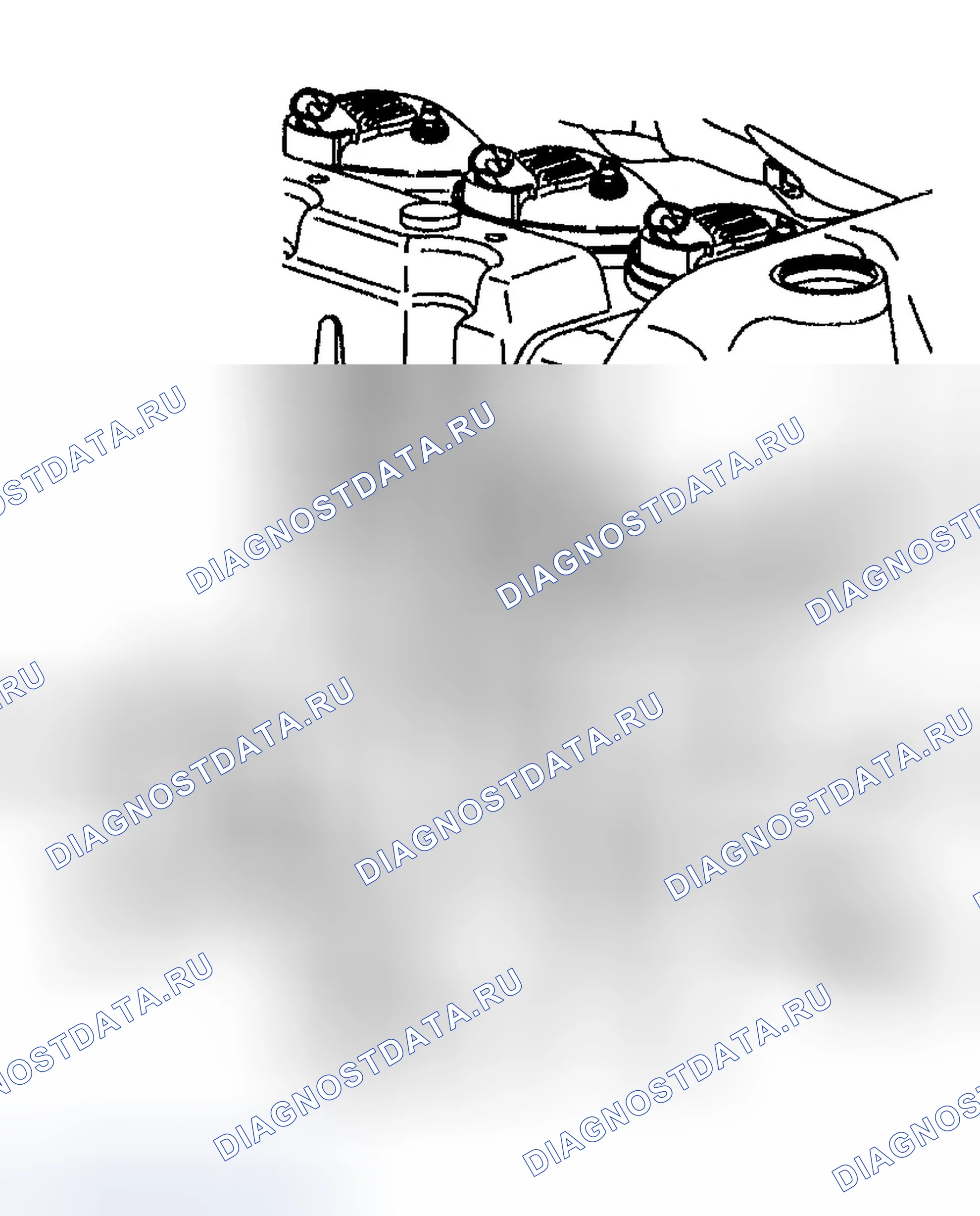 Рис. 1036: Удаление воды на выходе. Chevrolet TrailBlazer I