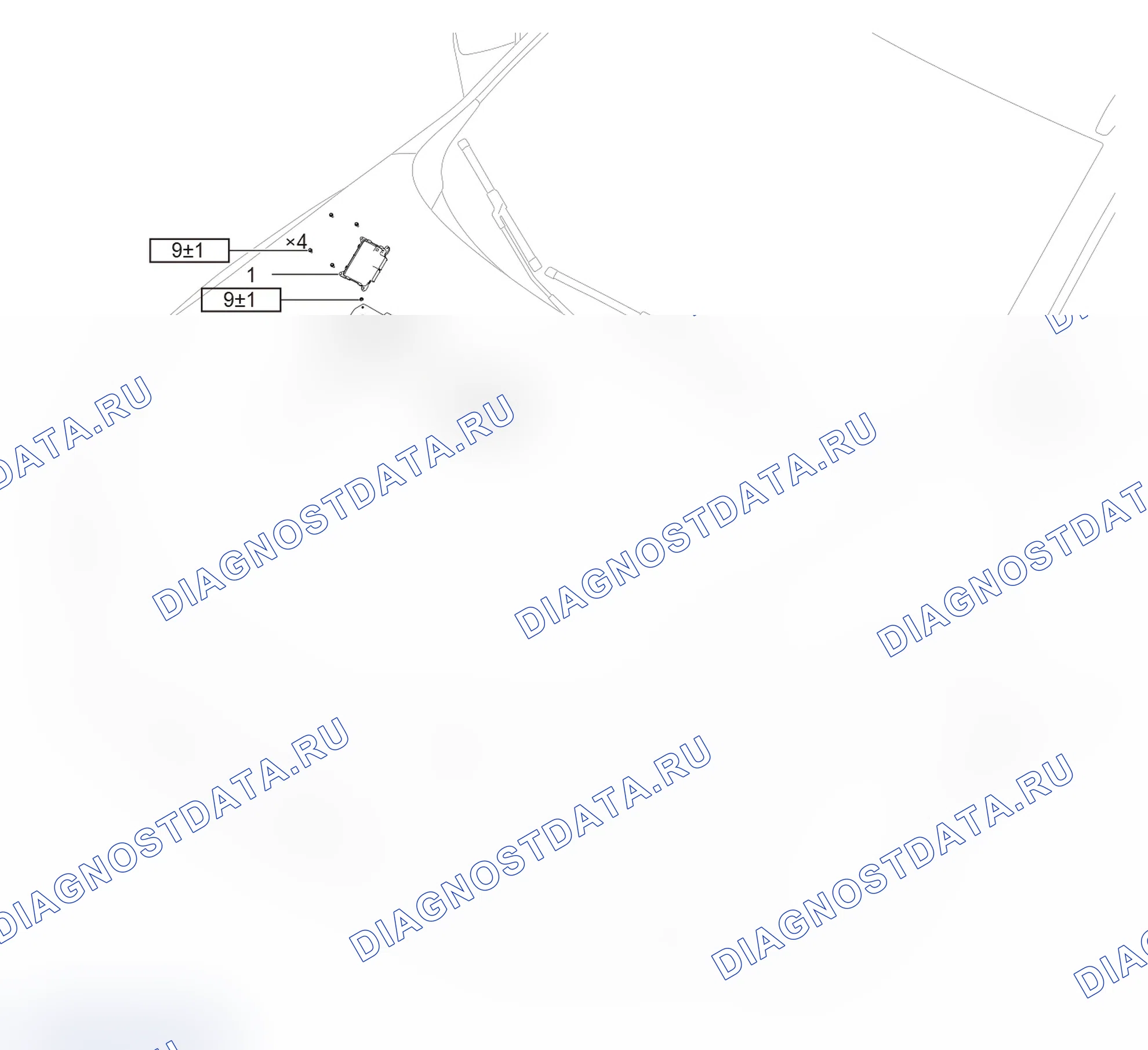 Схема расположения блока управления двигателя — Haval Chitu. Haval Chitu I