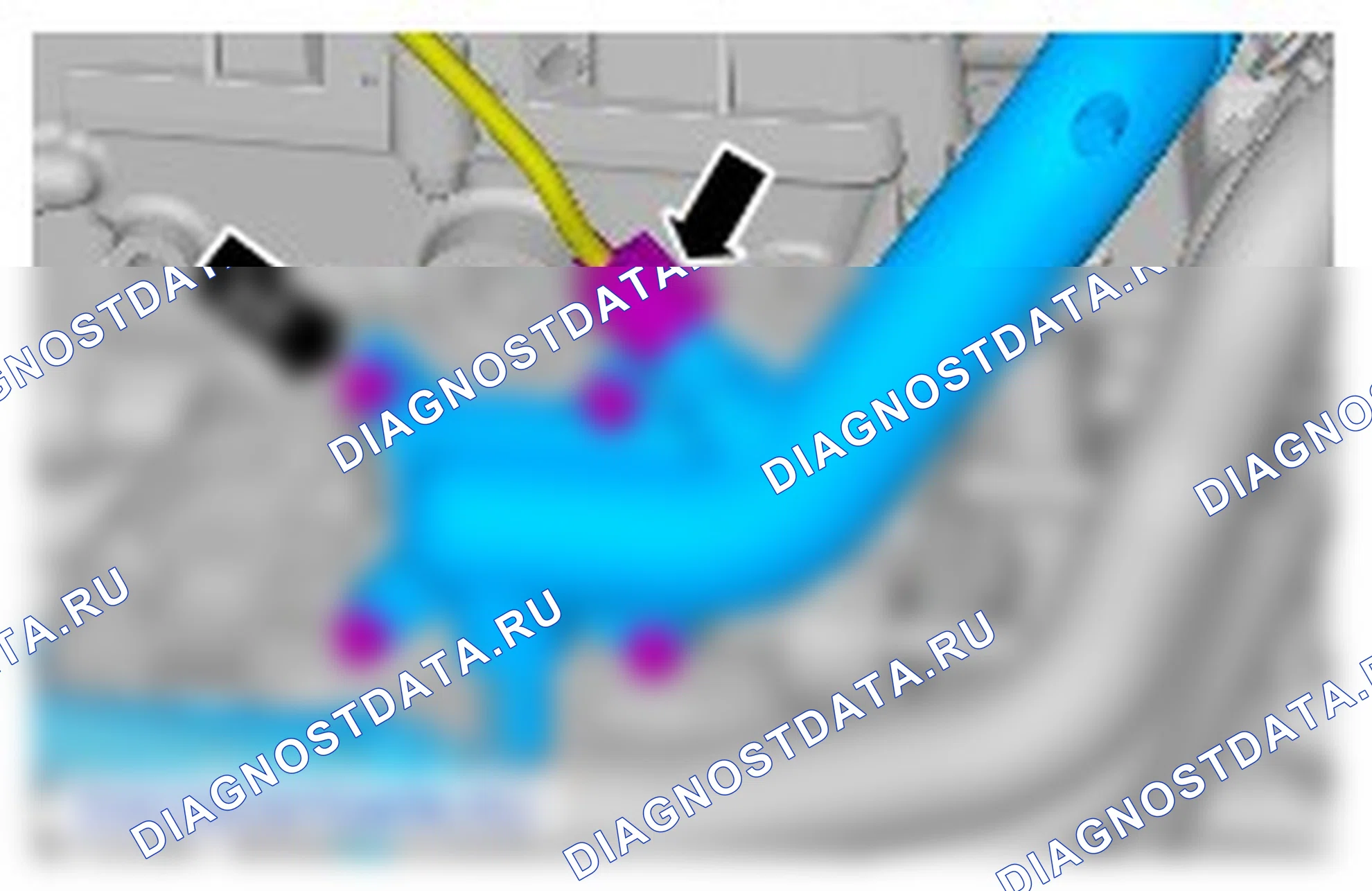 Как снять и установить штуцер выпуска охлаждающей жидкости. Ford Ranger T6