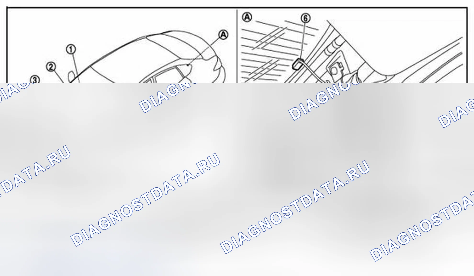 Рис. 6: Расположение компонентов. Infiniti M37 IV