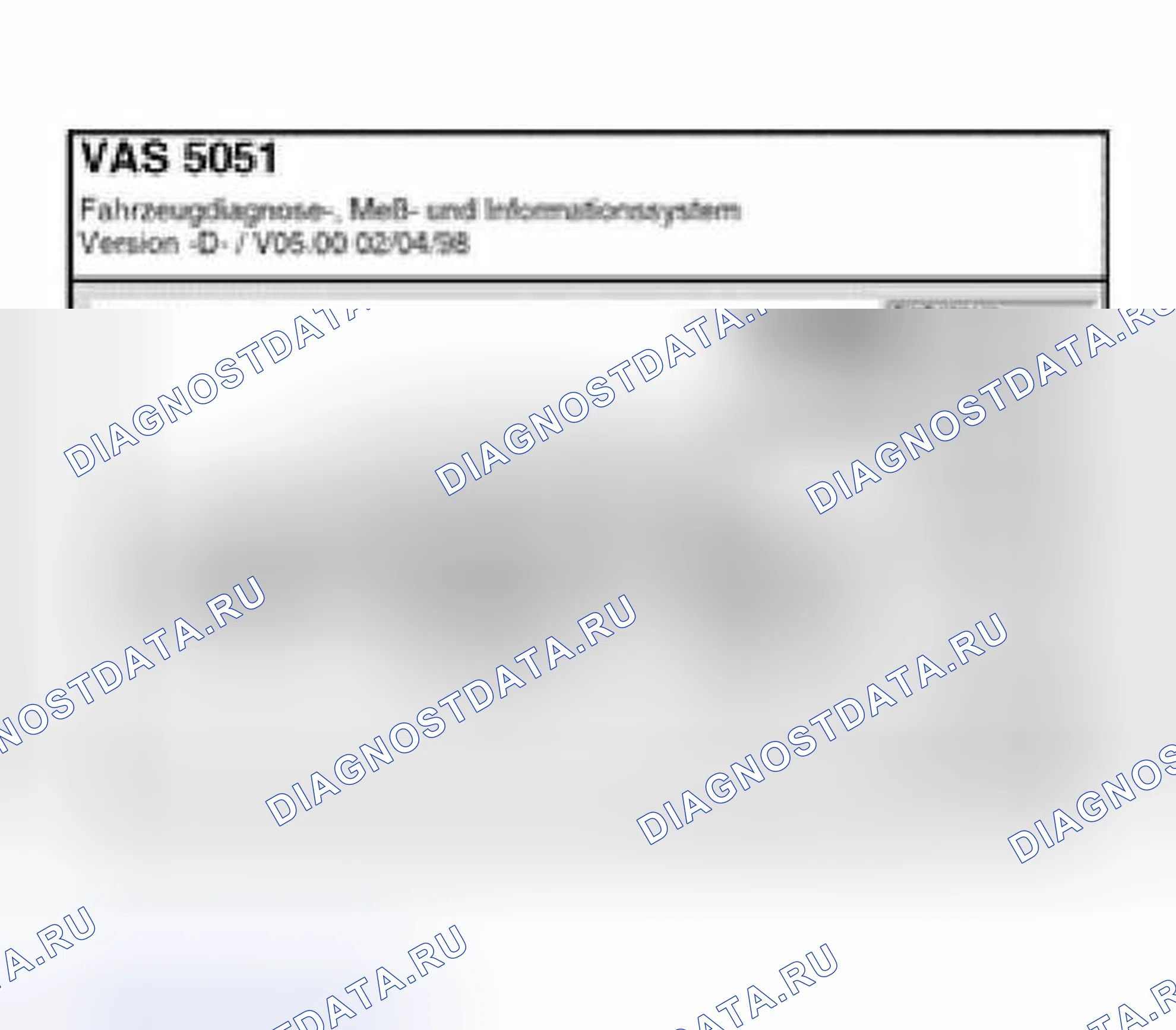 Рис. 412: Дисплей сканирующего прибора VAS 5051 - выбор режима работы. Volkswagen Golf Mk4