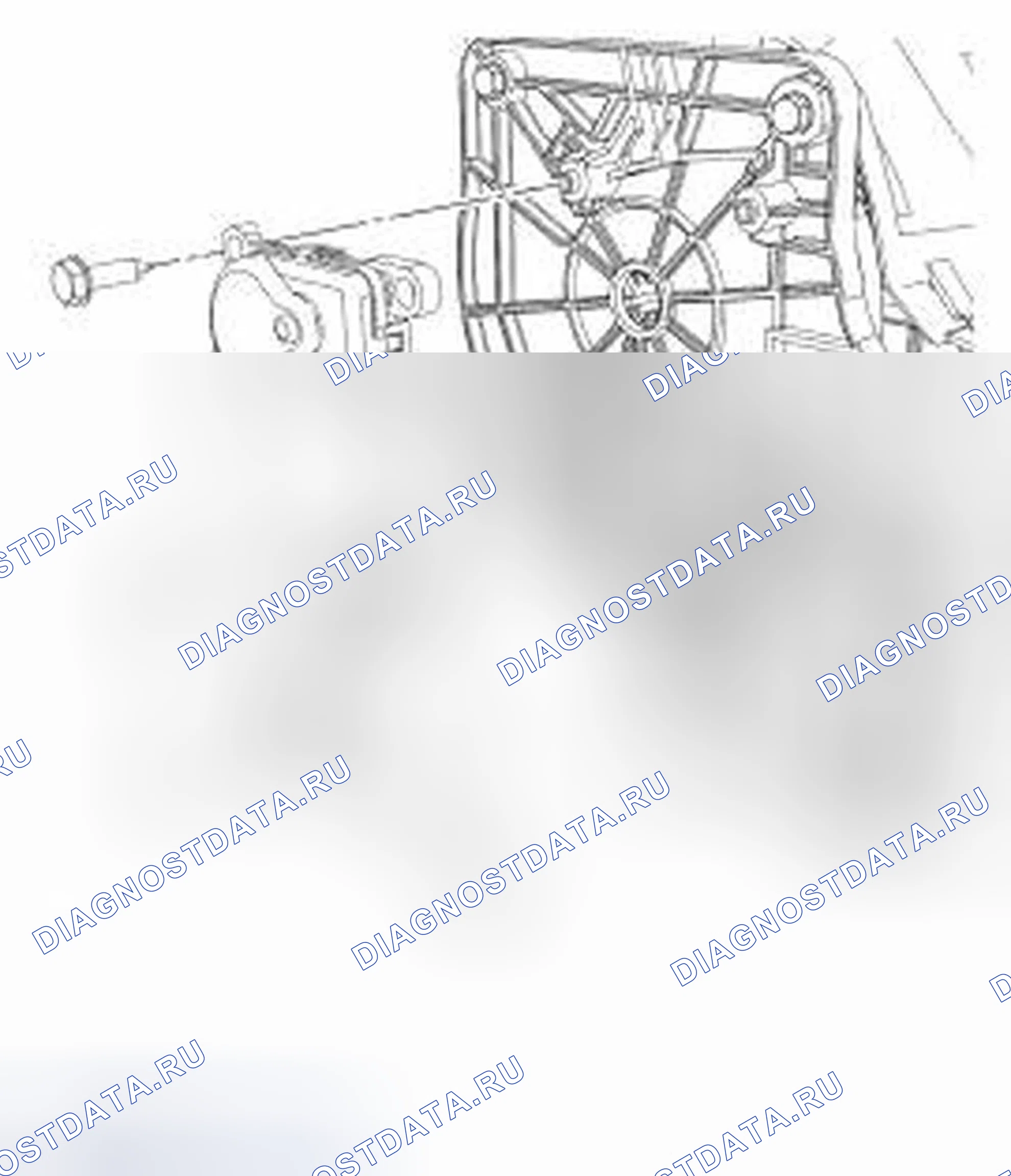 Рис. 221: Режим дверного привода - размораживание / панель / напольная дверь. Ford Expedition III