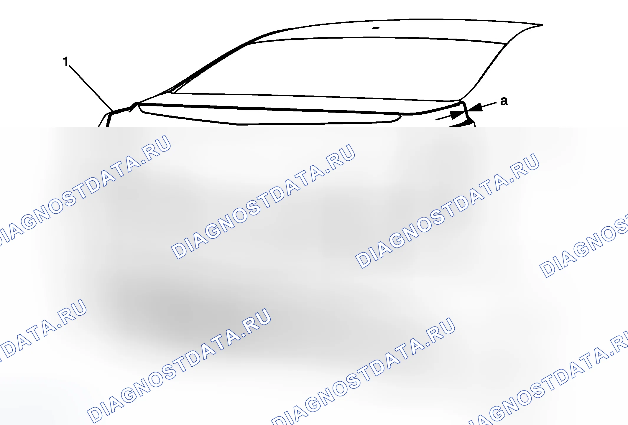 Рис. 34: Регулировка крышки заднего отсека. Cadillac ATS I