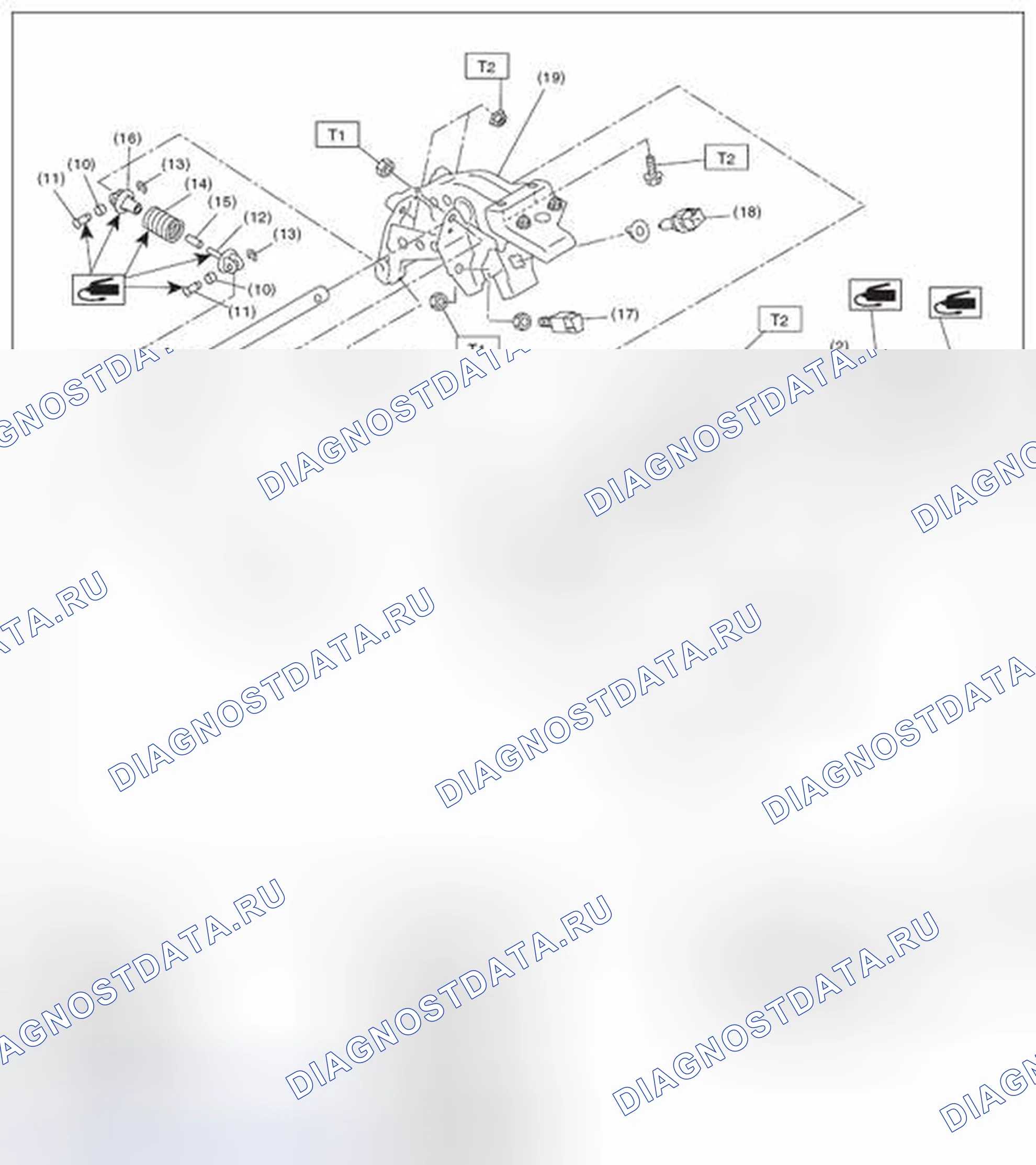 Рис. 13: ПЕДАЛЬ СЦЕПЛЕНИЯ. Subaru Impreza GK