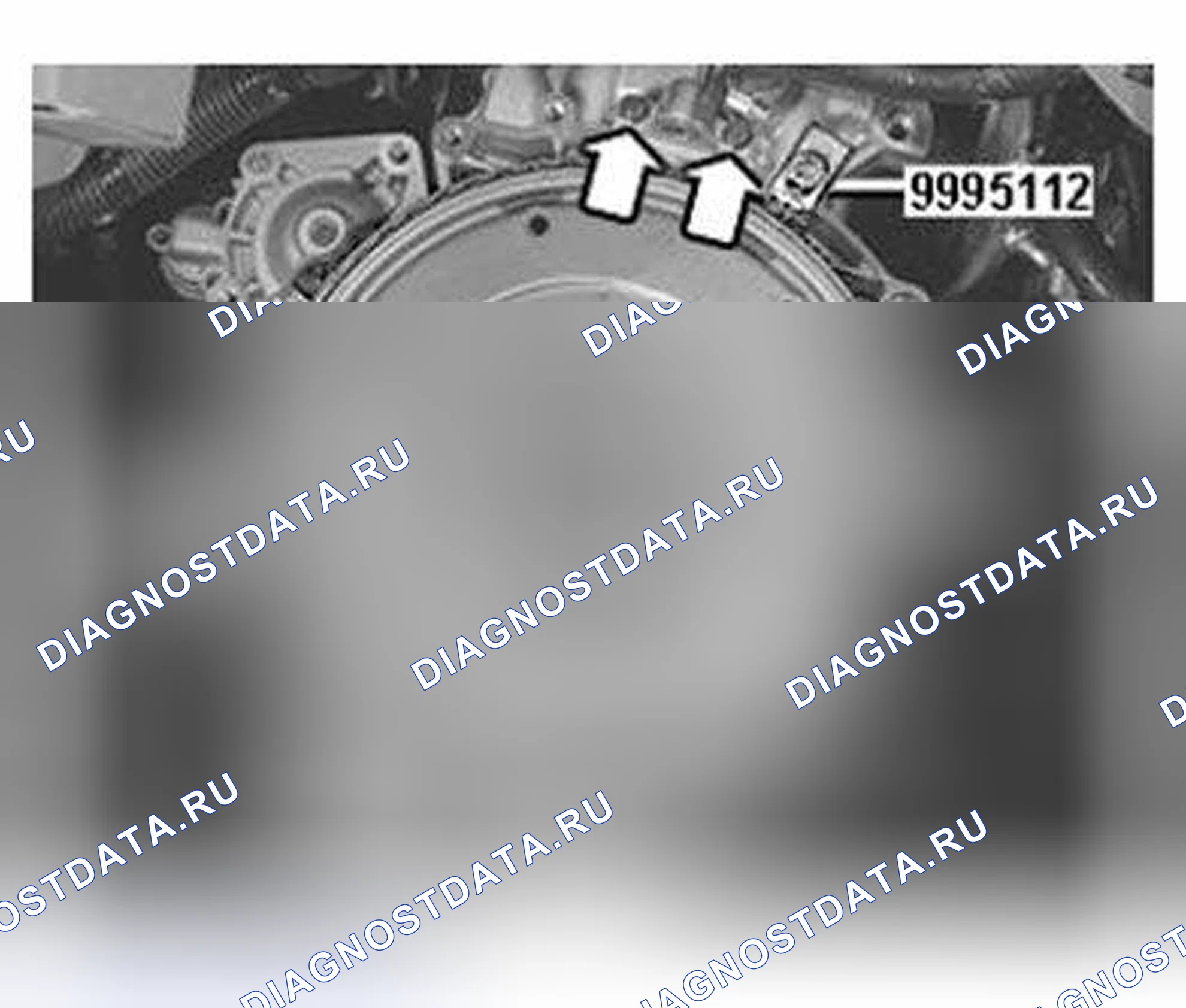 Рис. 54: Установка несущей пластины. Volvo C70 I