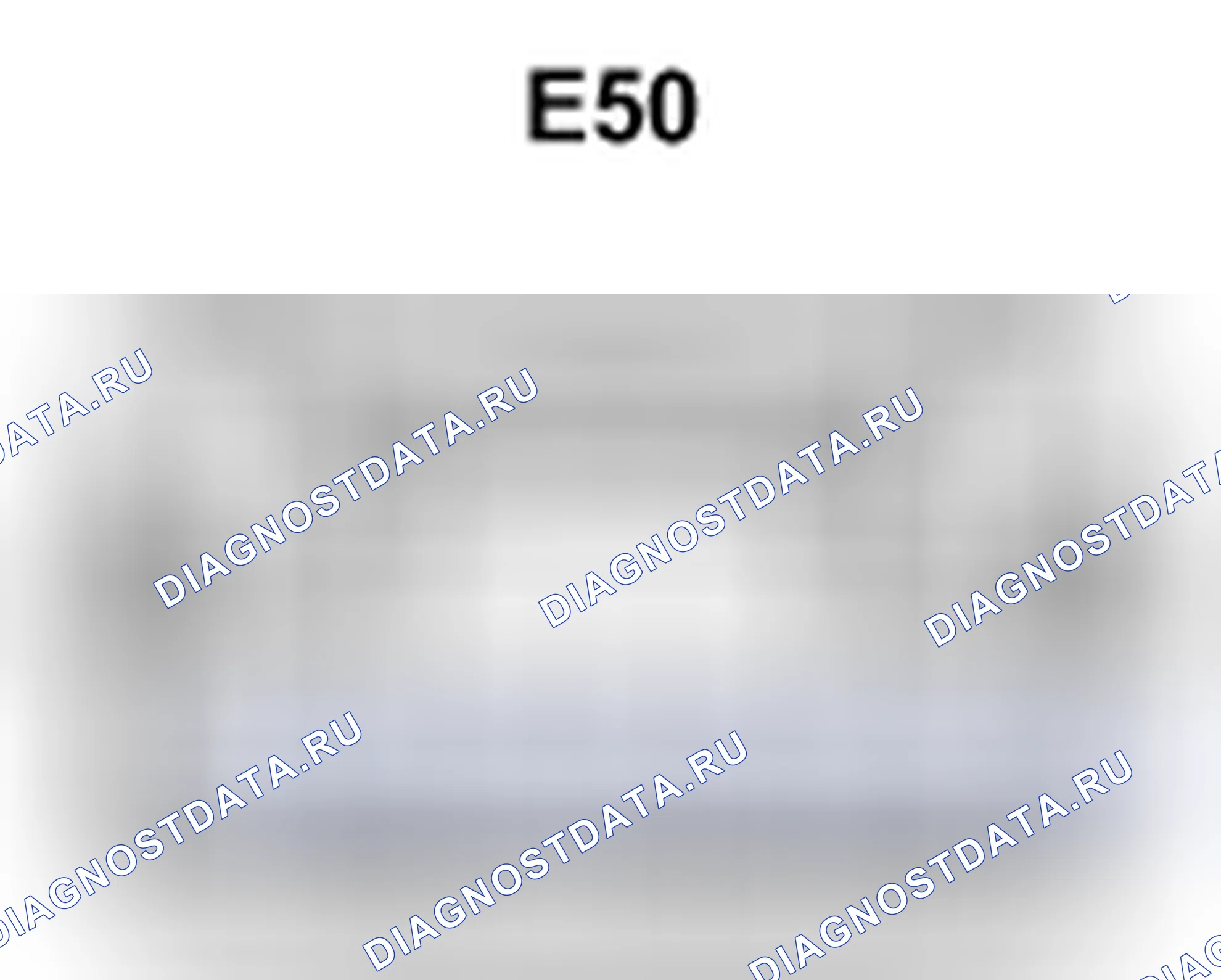 Рис. 464: Вид с торца разъема кодовой коробки ID (E50). Toyota Camry XV40