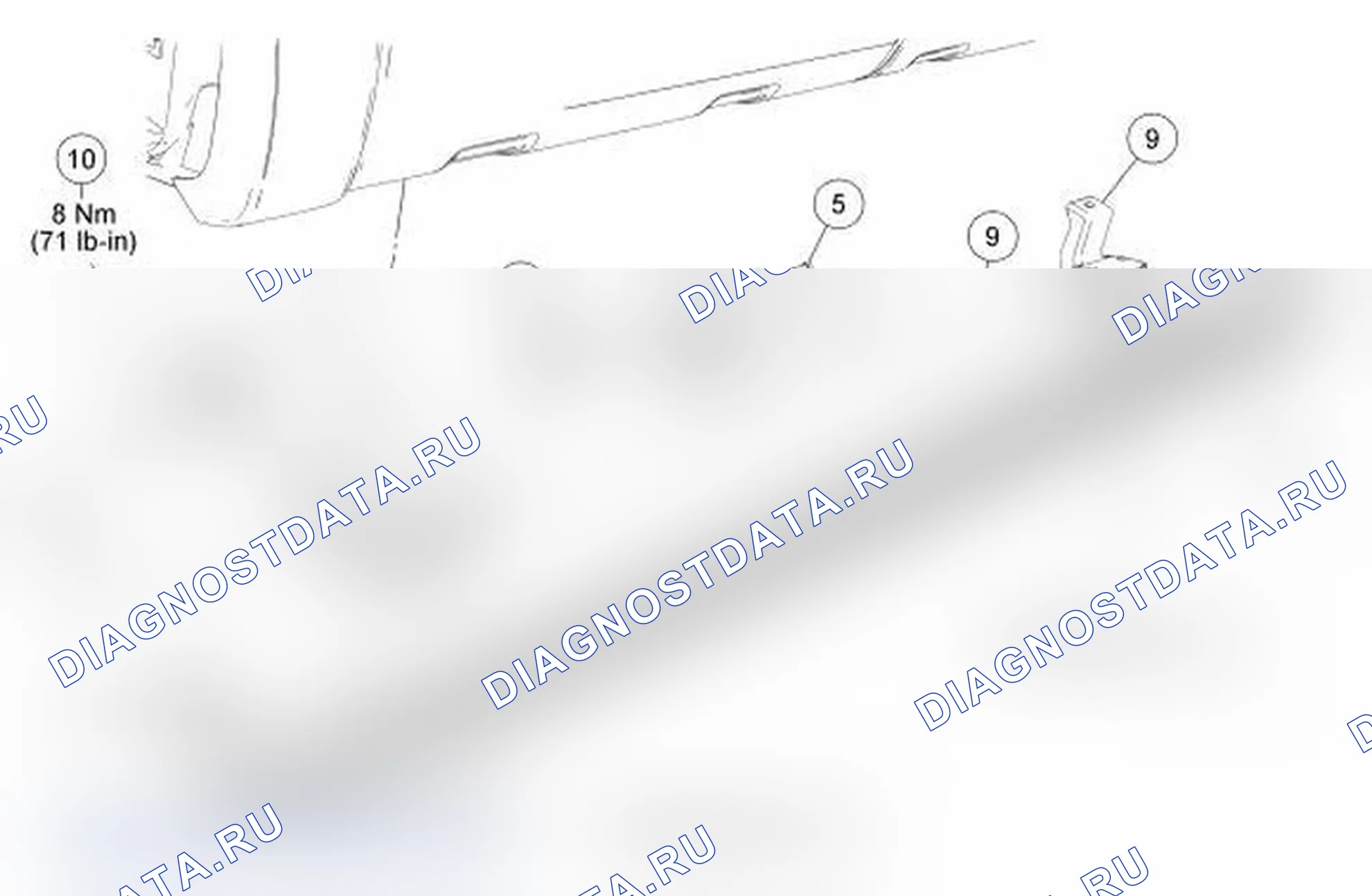 Рис. 31: Кронштейн платы питание Running Board (PRB). Ford Explorer IV