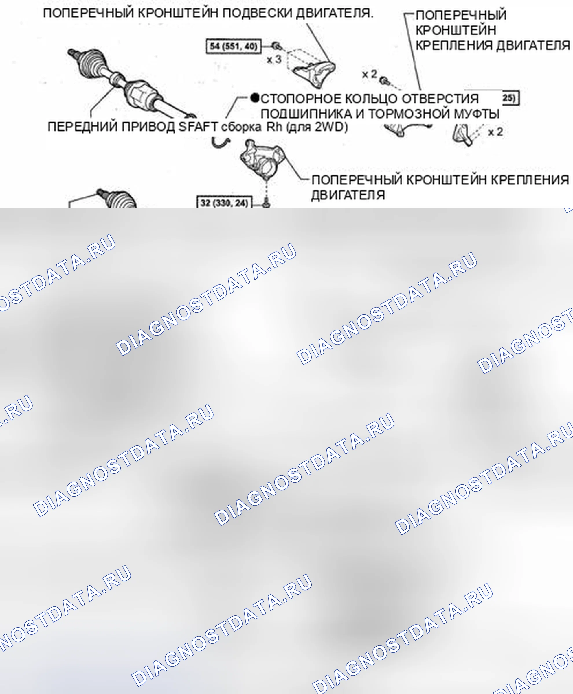 Рис. 194: КОМПОНЕНТЫ. Toyota Highlander II