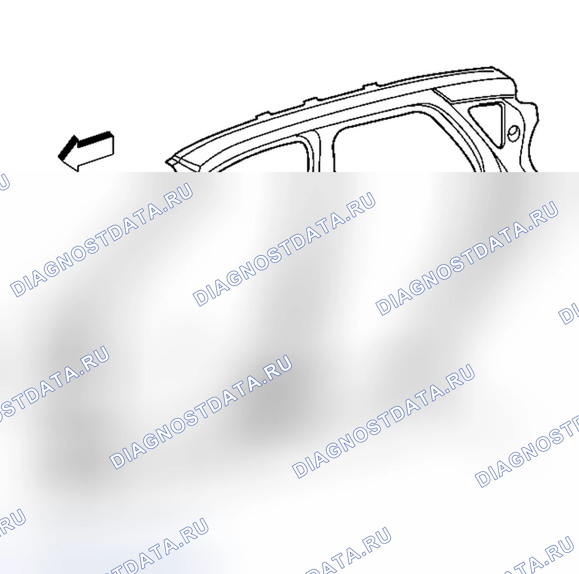 Рис. 227: Порядок демонтажа. Buick Rendezvous I