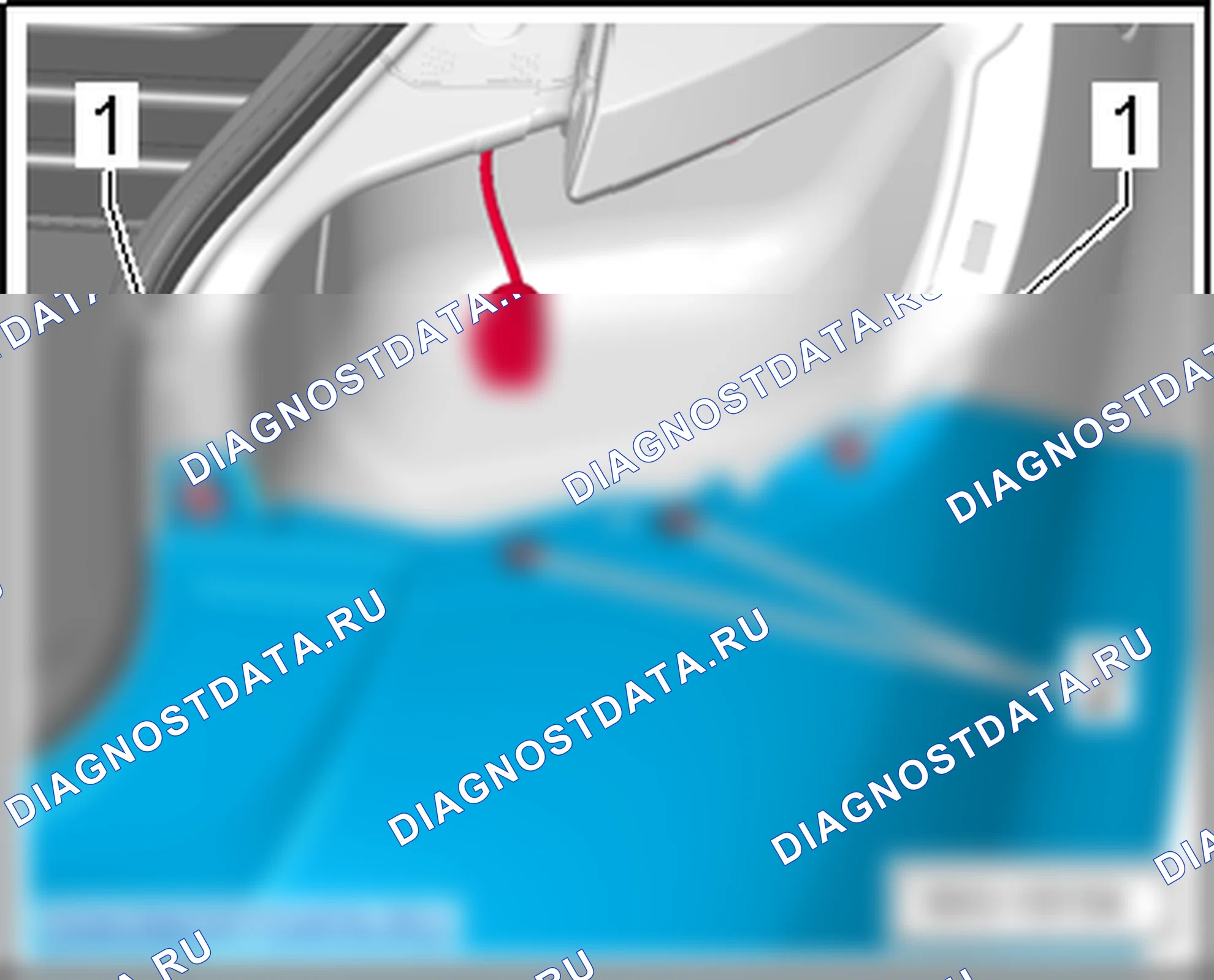 Крышка заднего бампера. SEAT Ibiza IV