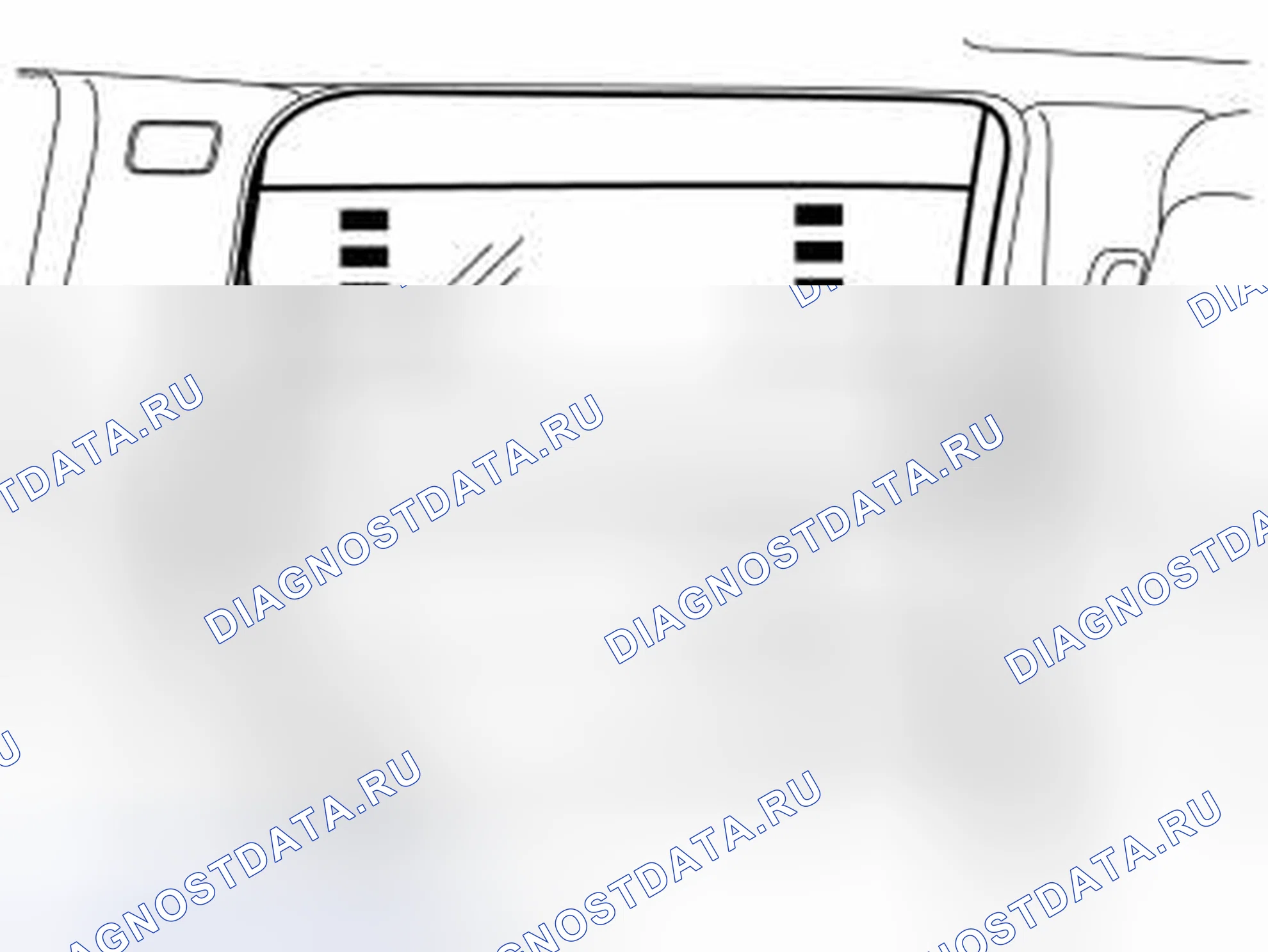 Рис. 212: СОЛНЦЕЗАЩИТНАЯ ШТОРКА, ЗАДНЯЯ ДВЕРЬ. Volvo V70 III