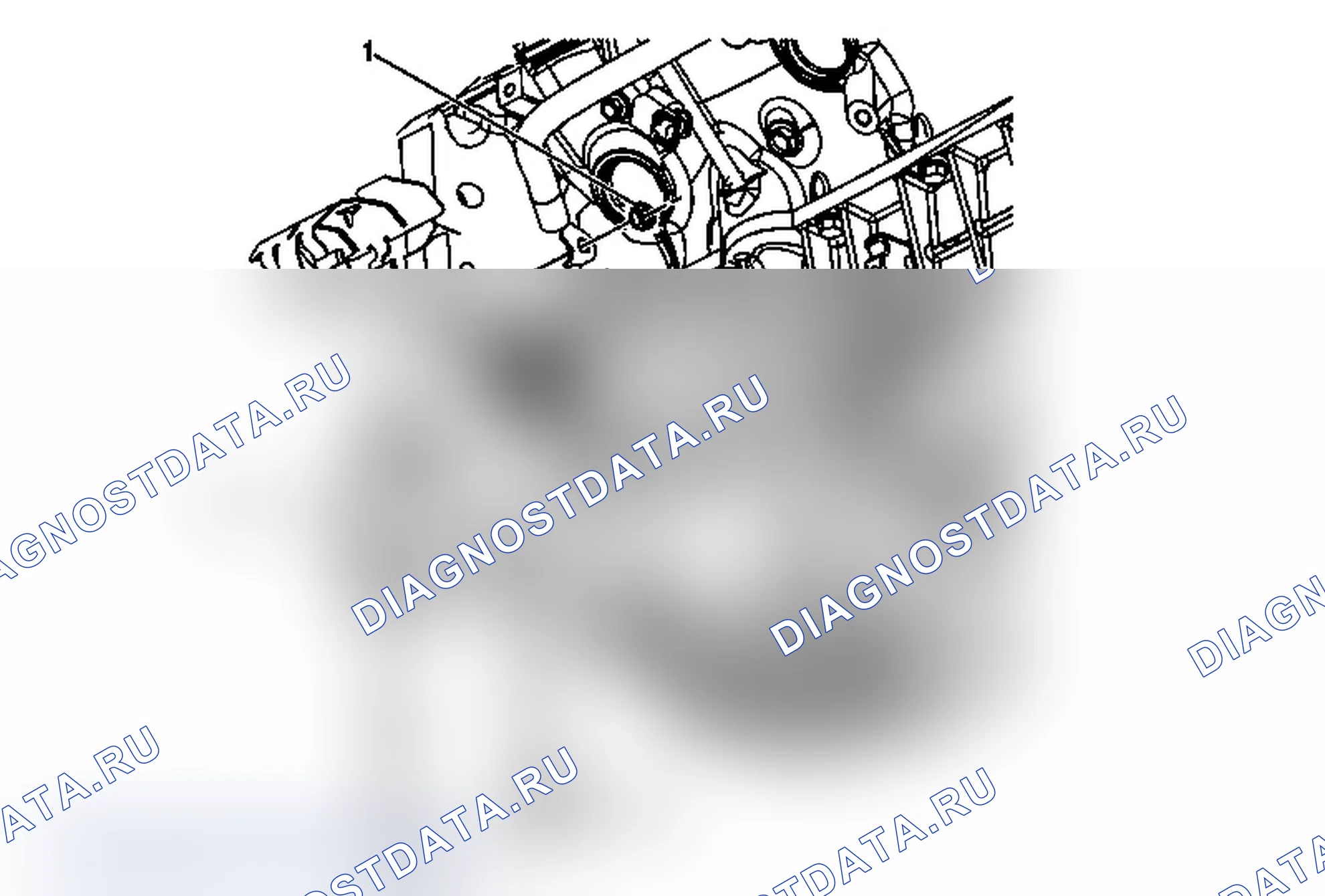 Рис. 6: Замена стартера (V6). Chevrolet Express G1500 