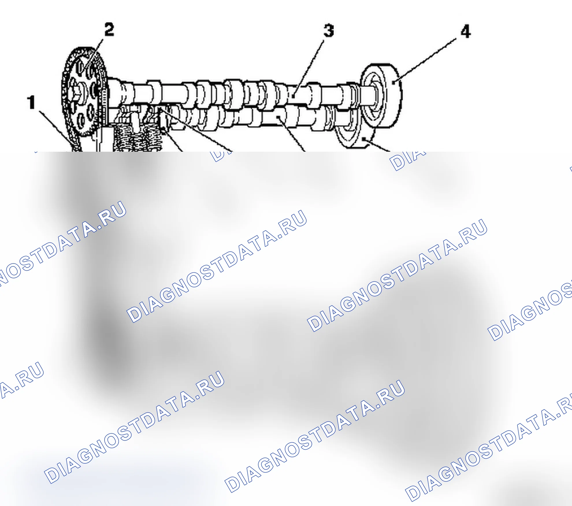 Механизм управления клапанами дизельного двигателя Z 13 DT DOHC. Opel Agila A рестайлинг