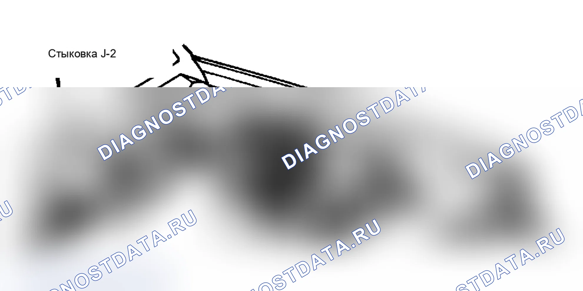 Рис. 183: CH4 (4 из 5) - Расположение сращивания J-2 (Dakota). Dodge Dakota Shelby 