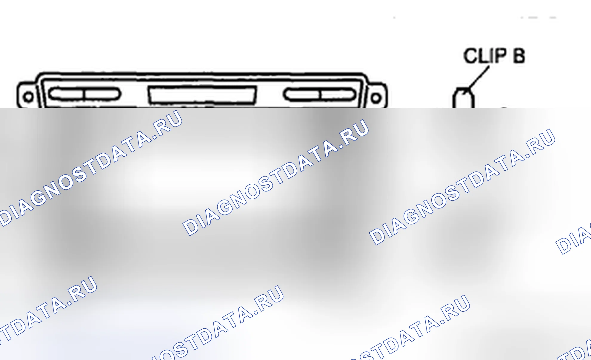 Рис. 24: Примечание по демонтажу аудиоблока. Mazda CX-7 I