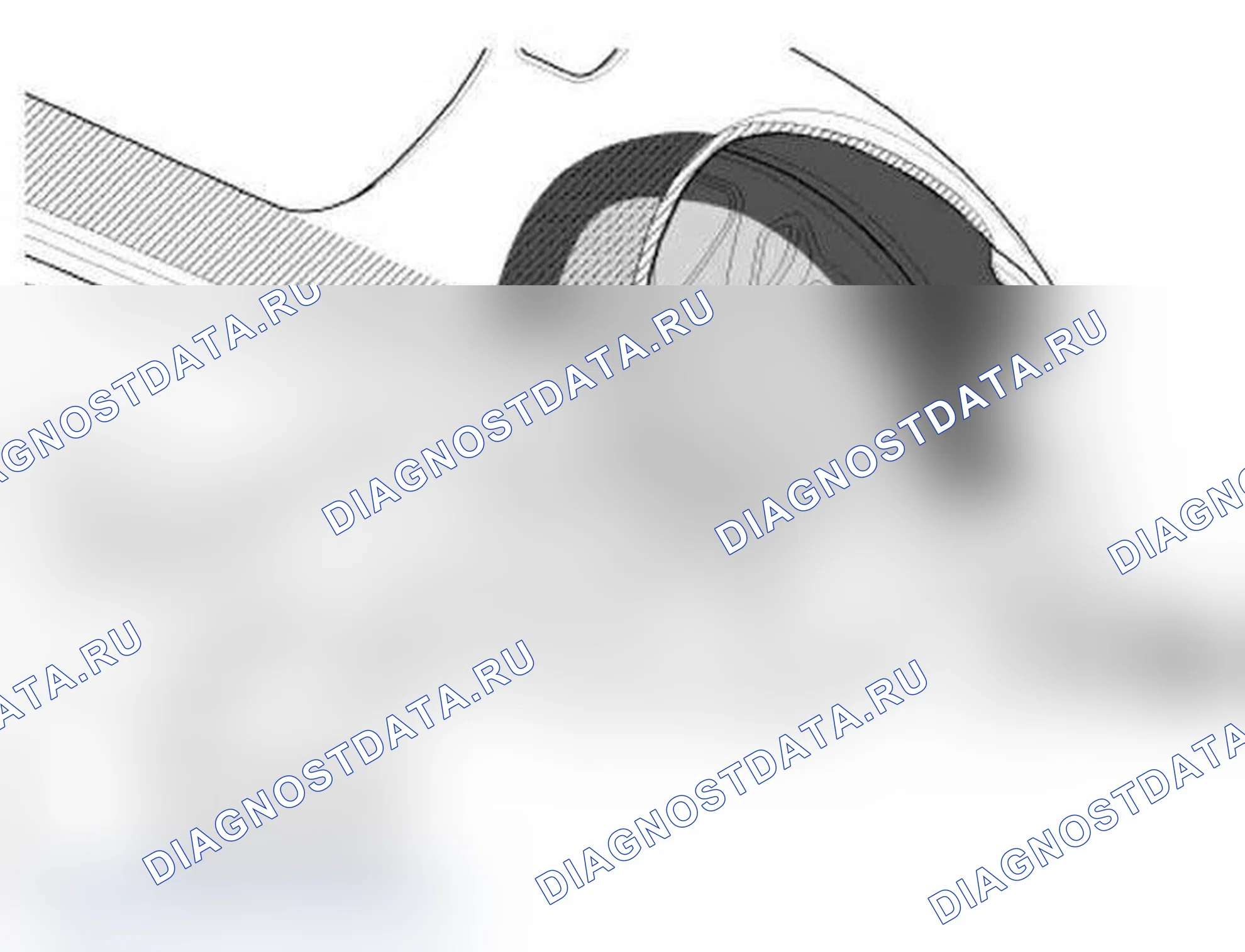 Рис. 39: Нижняя часть заднего конца, план съемки. Porsche Boxster S 986 рестайлинг