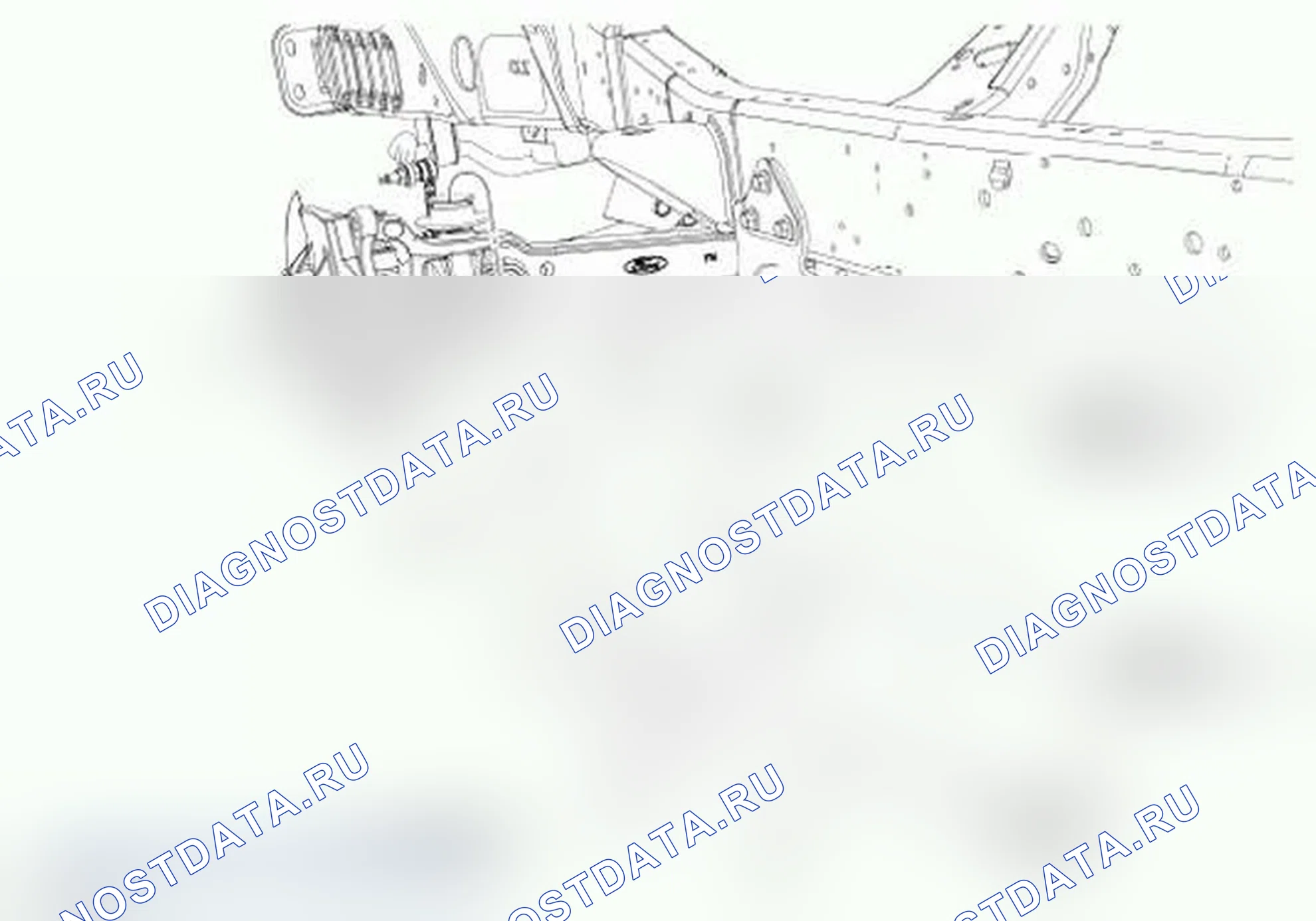 Рис. 19: Радиусный манипулятор. Ford Cutaway E350 Super Duty 