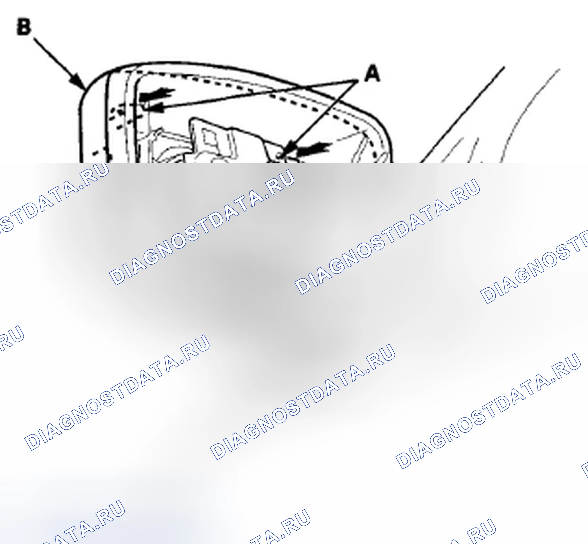 Рис. 8: Замена крышки корпуса зеркала. Honda Accord VIII