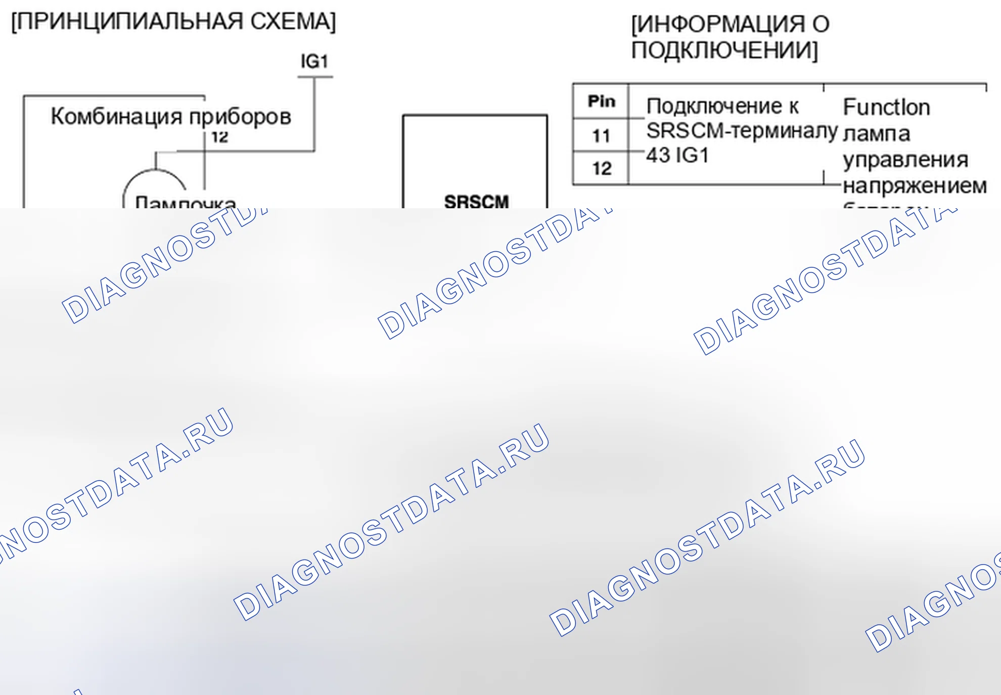 Рис. 246: Принципиальная схема. Kia Spectra I рестайлинг 2