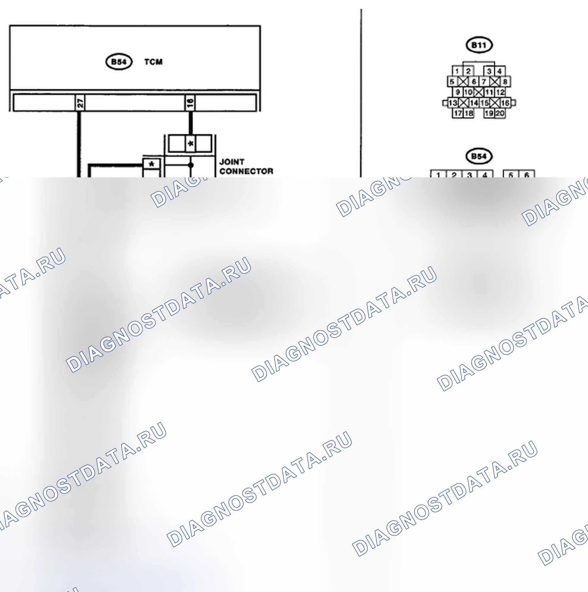 Рис. 123: электросхема. Subaru Legacy BL/BP рестайлинг