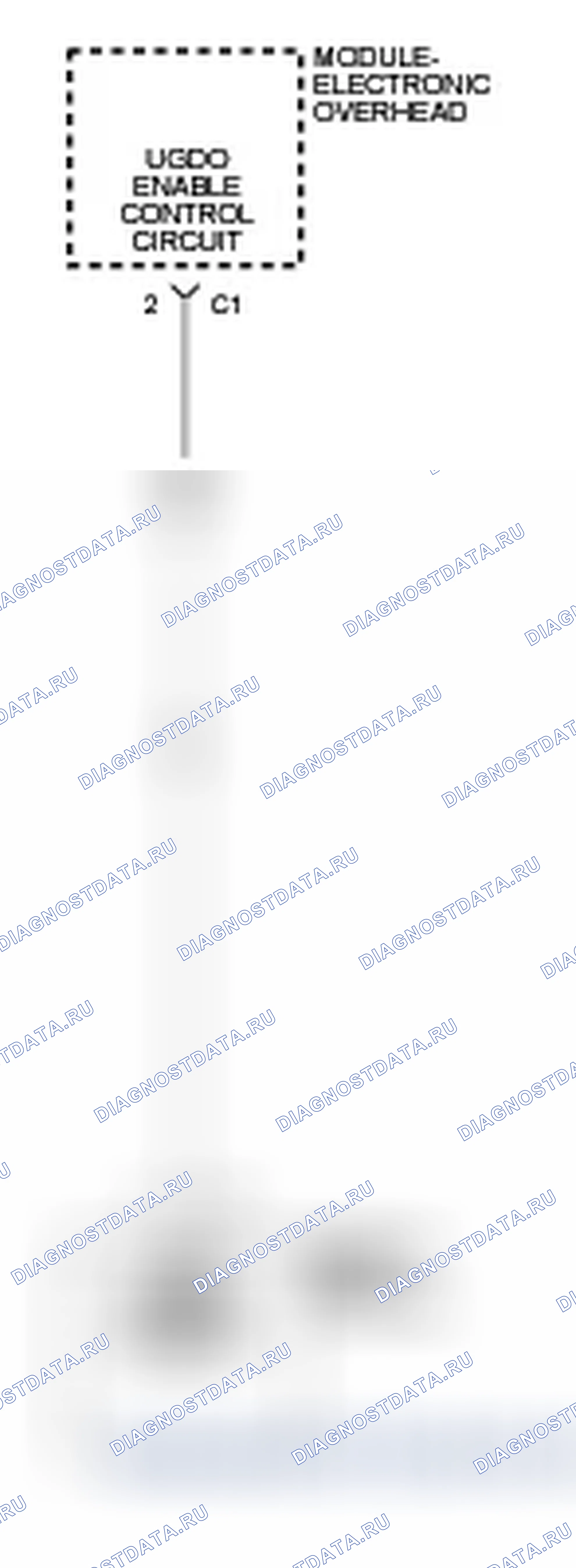 Рис. 66: B2143-12-UGDO ENABLE управление - ЗАМЫКАНИЕ ЦЕПИ НА БАТАРЕЮ. Dodge Dart PF