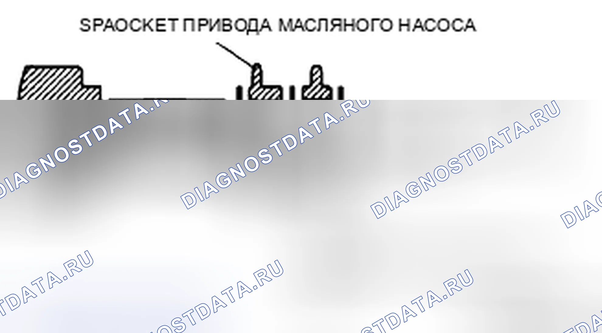 Рис. 132: Примечание по установке звездочки привода масляного насоса. Audi R8 I