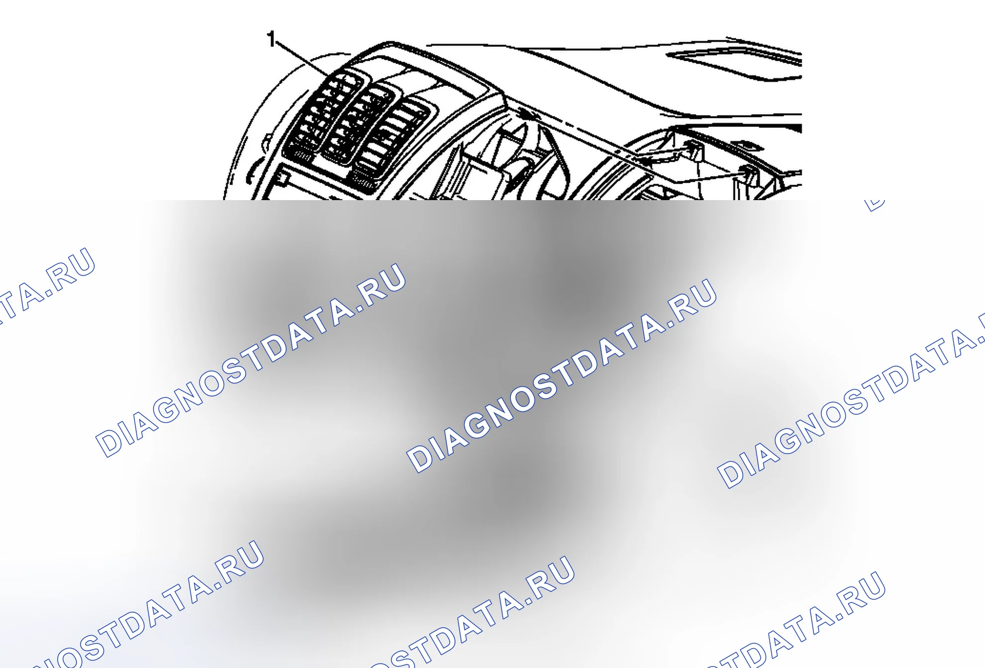Рис. 130: Замена подстроечной пластины аксессуара приборной панели (Acadia). Chevrolet Traverse I