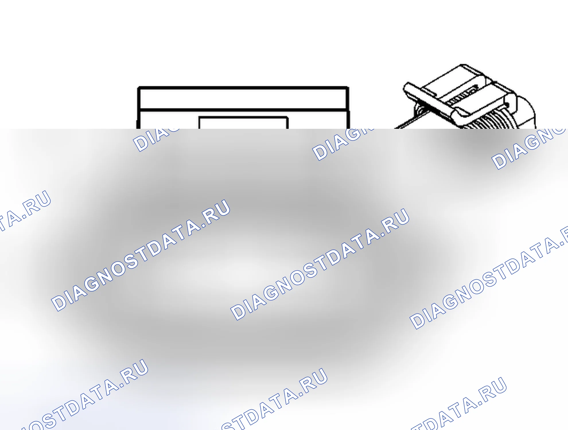 Рис. 34: Мини-клин (переключатель косяка двери) - водитель - С1. GMC C3500 HD GMT400 final