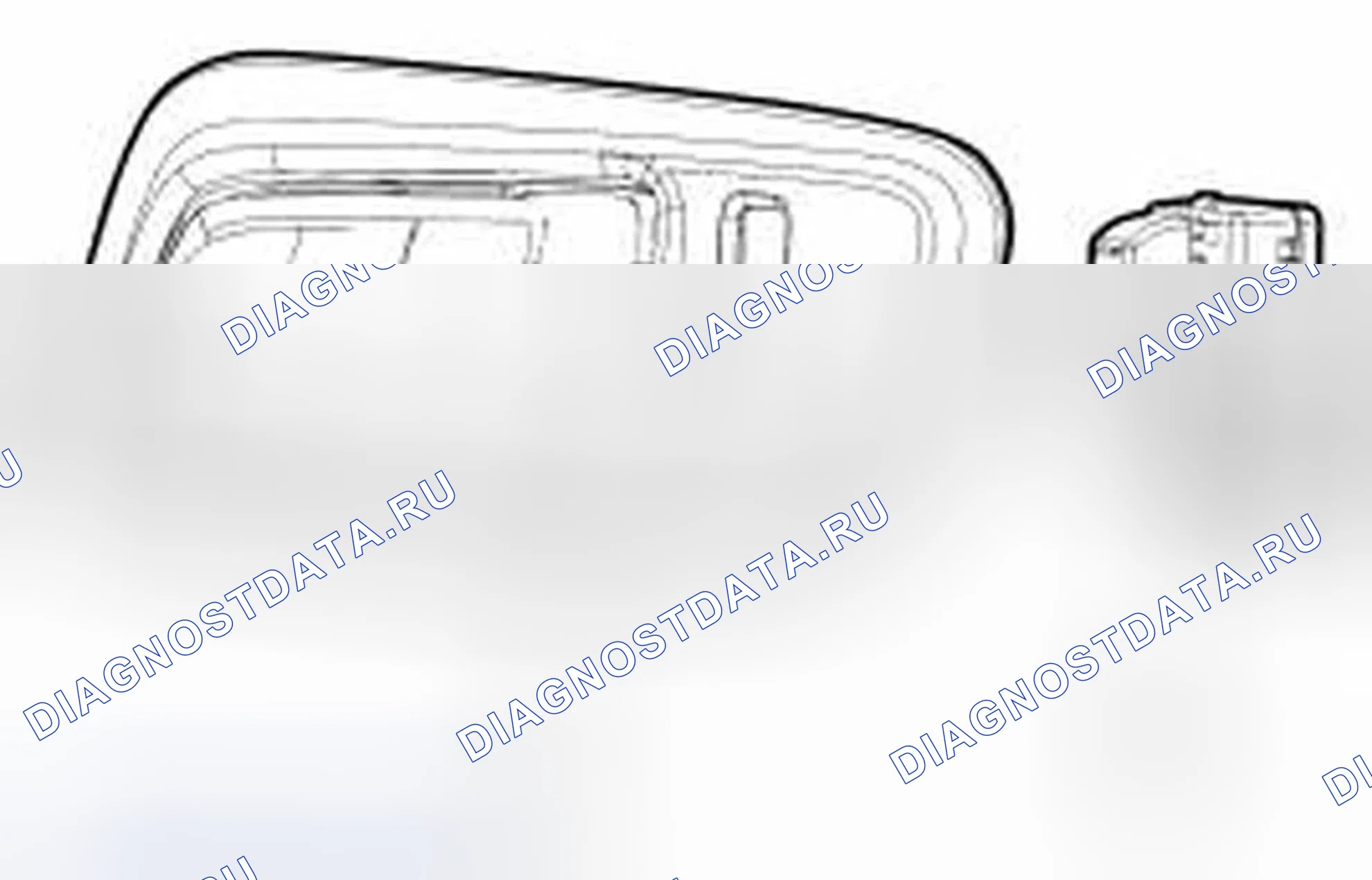 Рис. 128: Выключатель управления замком двери. Ford Taurus VI